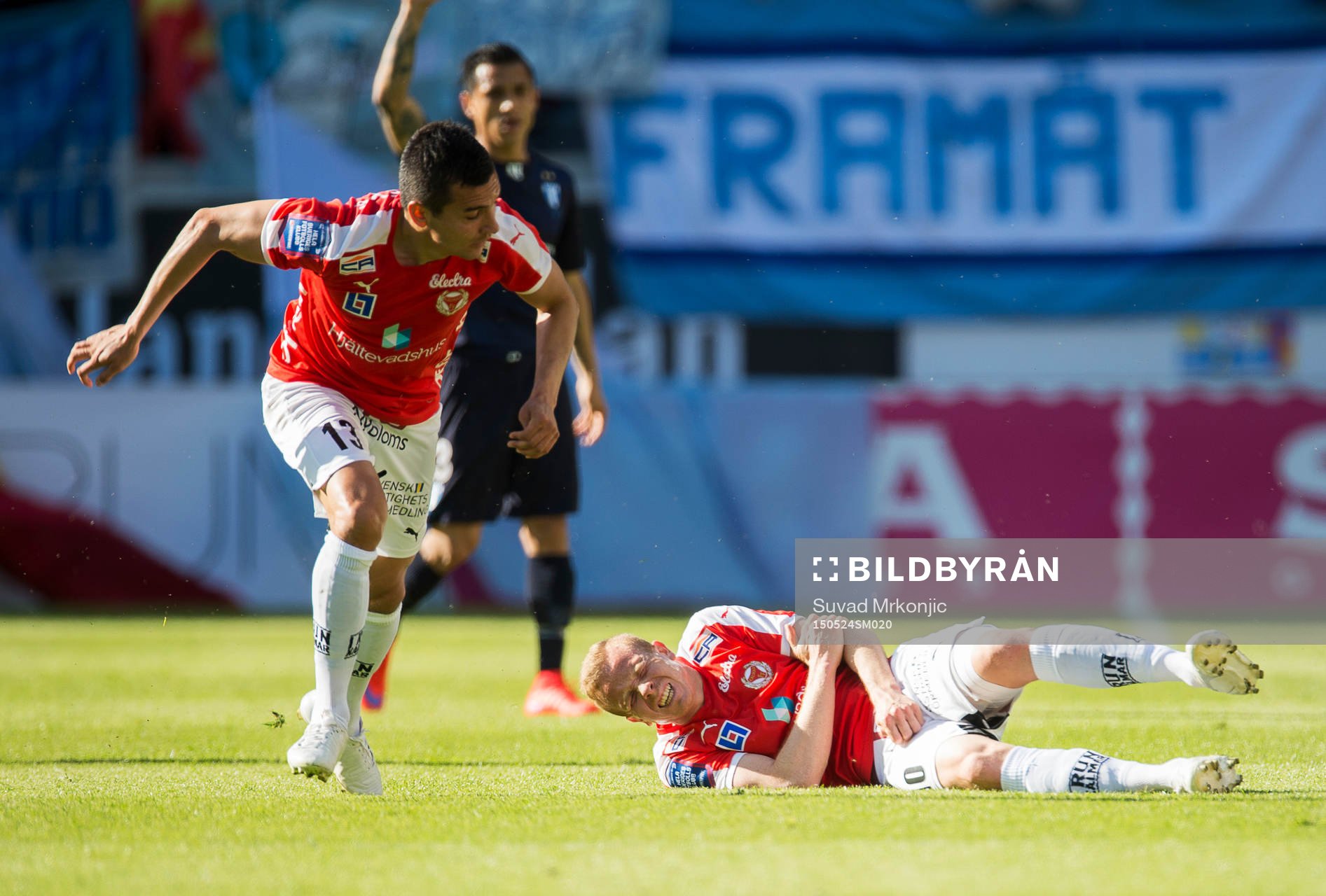 under fotbollsmatchen i Allsvenskan mellan Kalmar och Malmö