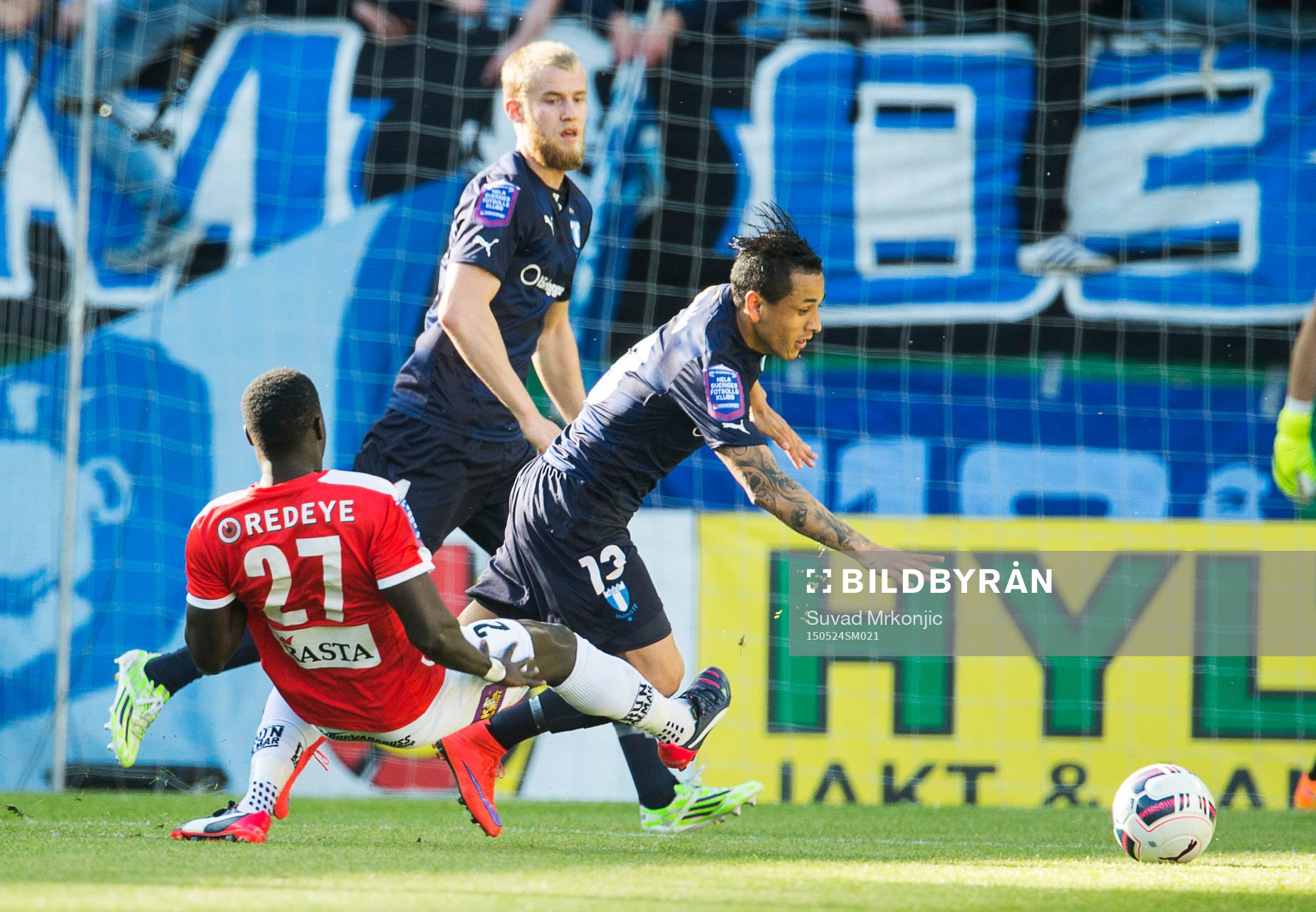 Kalmars Papa Alioune Diouf och Malmö FFs Victor Yoshimar