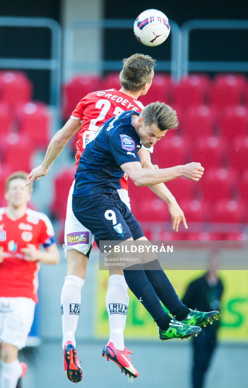 Kalmars Viktor Elm och Malmö FFs Markus Rosenberg