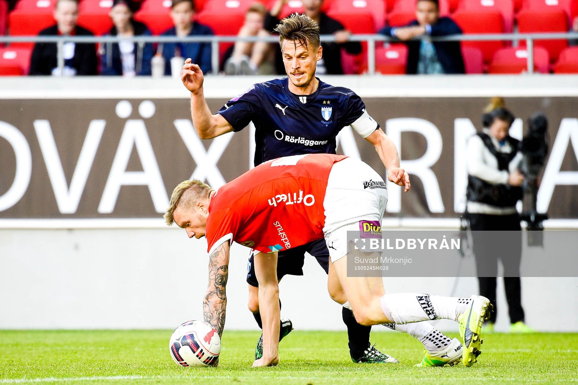 Malmö FFs Markus Rosenberg och Kalmars Marcus Nilsson