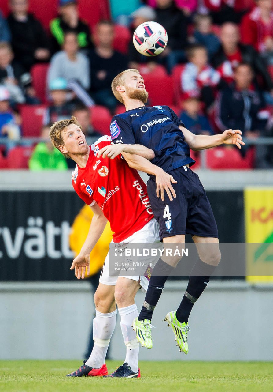 Kalmars David Elm och Malmö FFs Filip Helander
