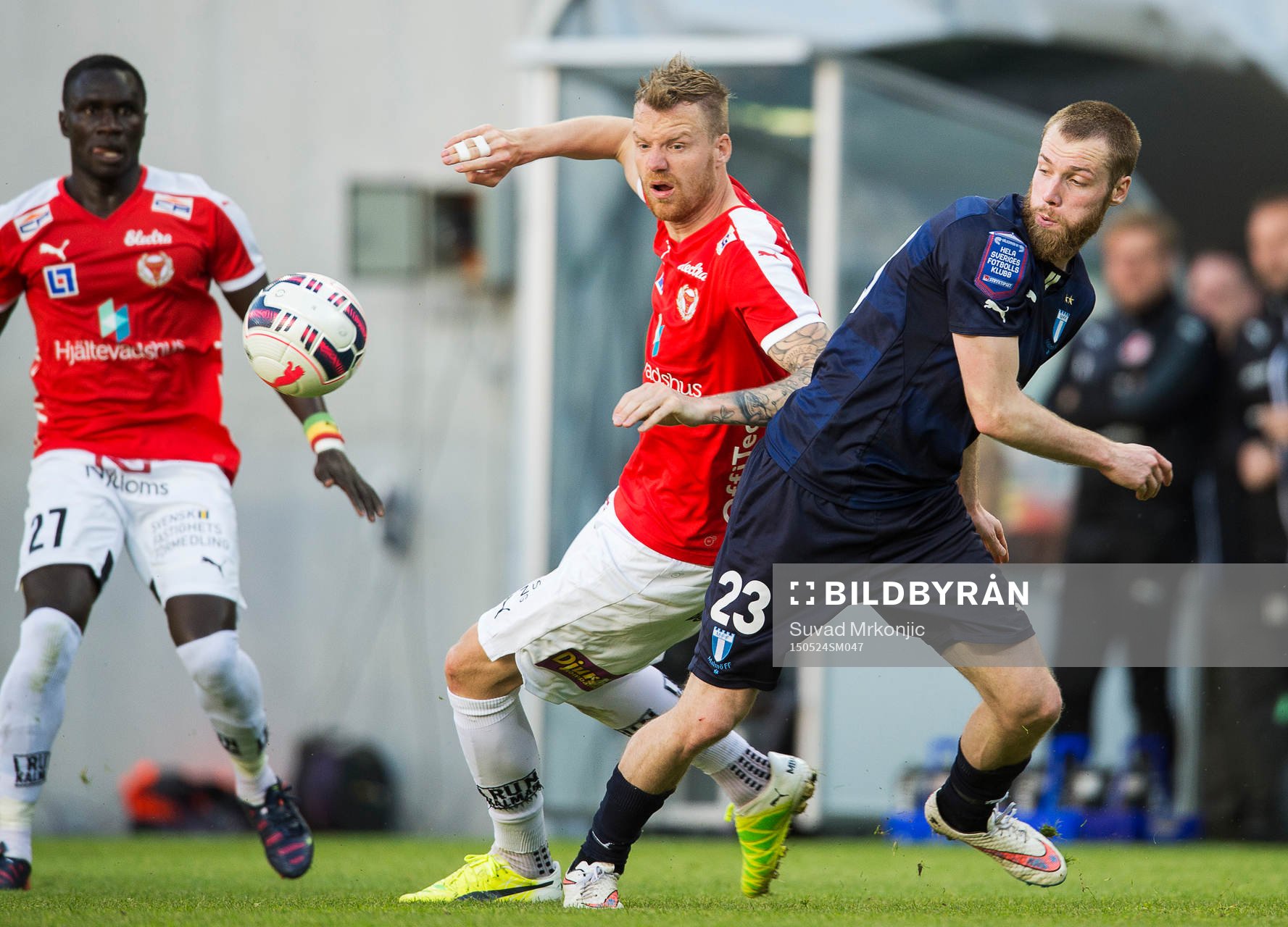 Kalmars Marcus Nilsson och Malmö FFs Jo Inge Berget