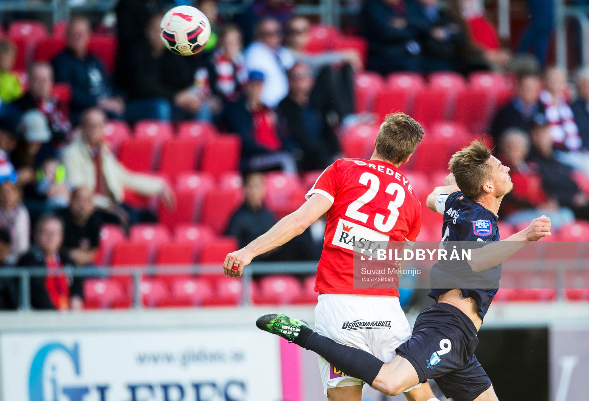 Kalmars Viktor Elm och Malmö FFs Markus Rosenberg