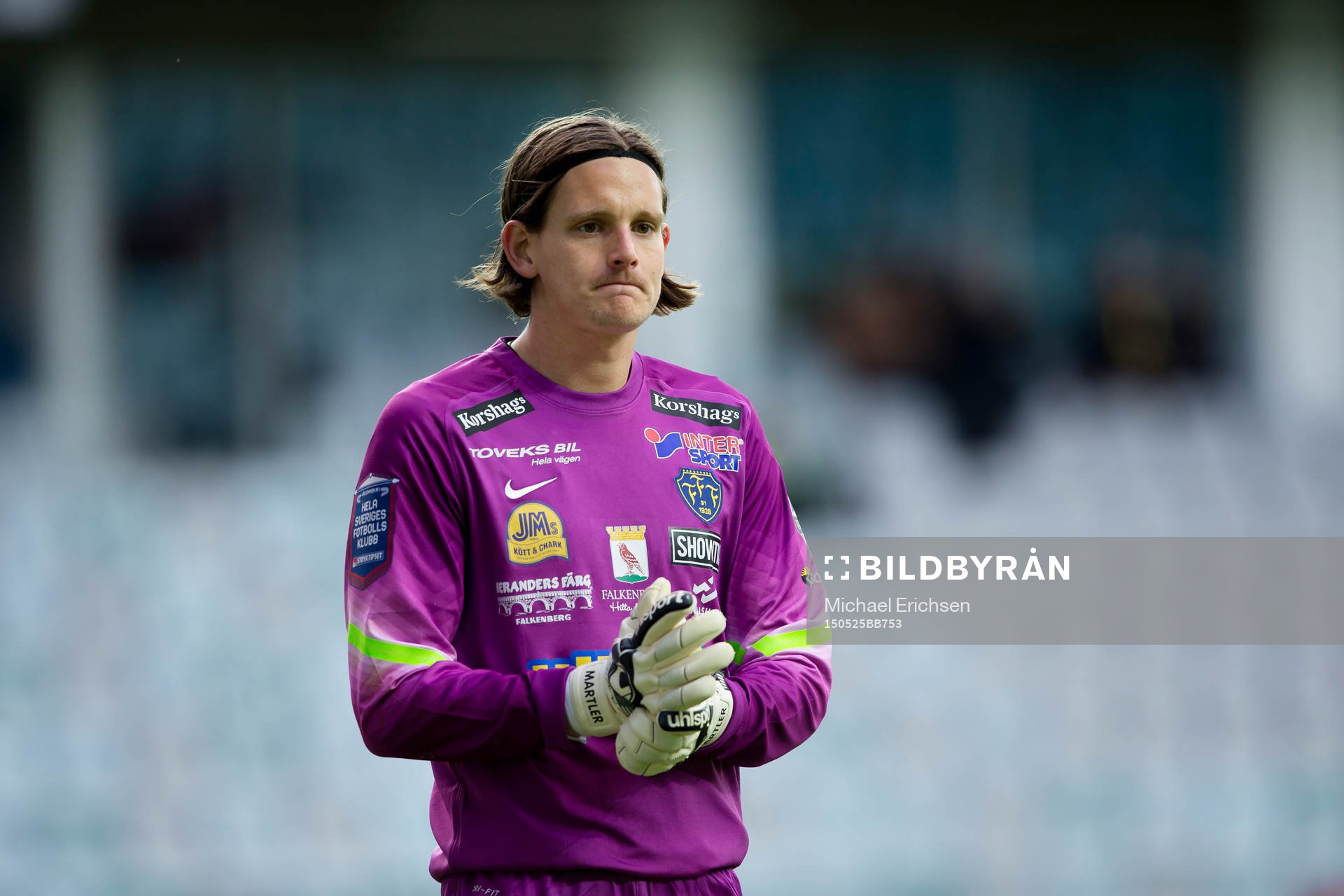 Falkenbergs målvakt Alexander Lundin