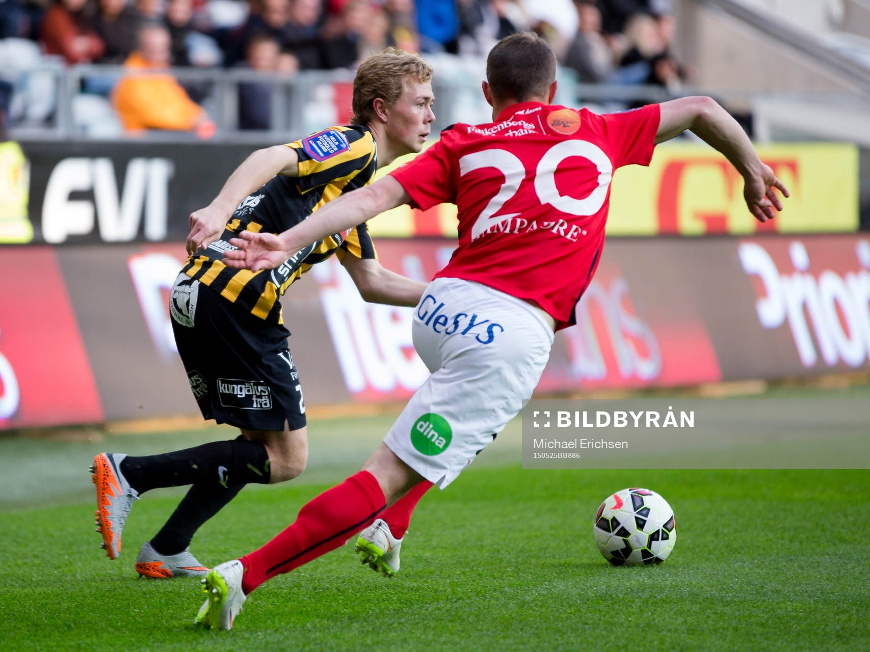 Häckens Joel Andersson och Falkenbergs Carl Wede