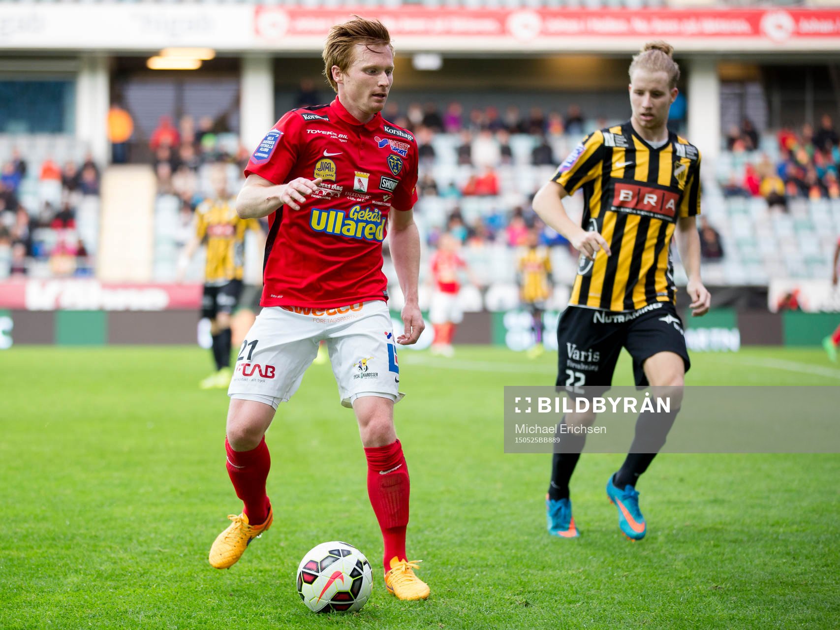 Falkenbergs Dan Keat och Häckens Samuel Gustafson