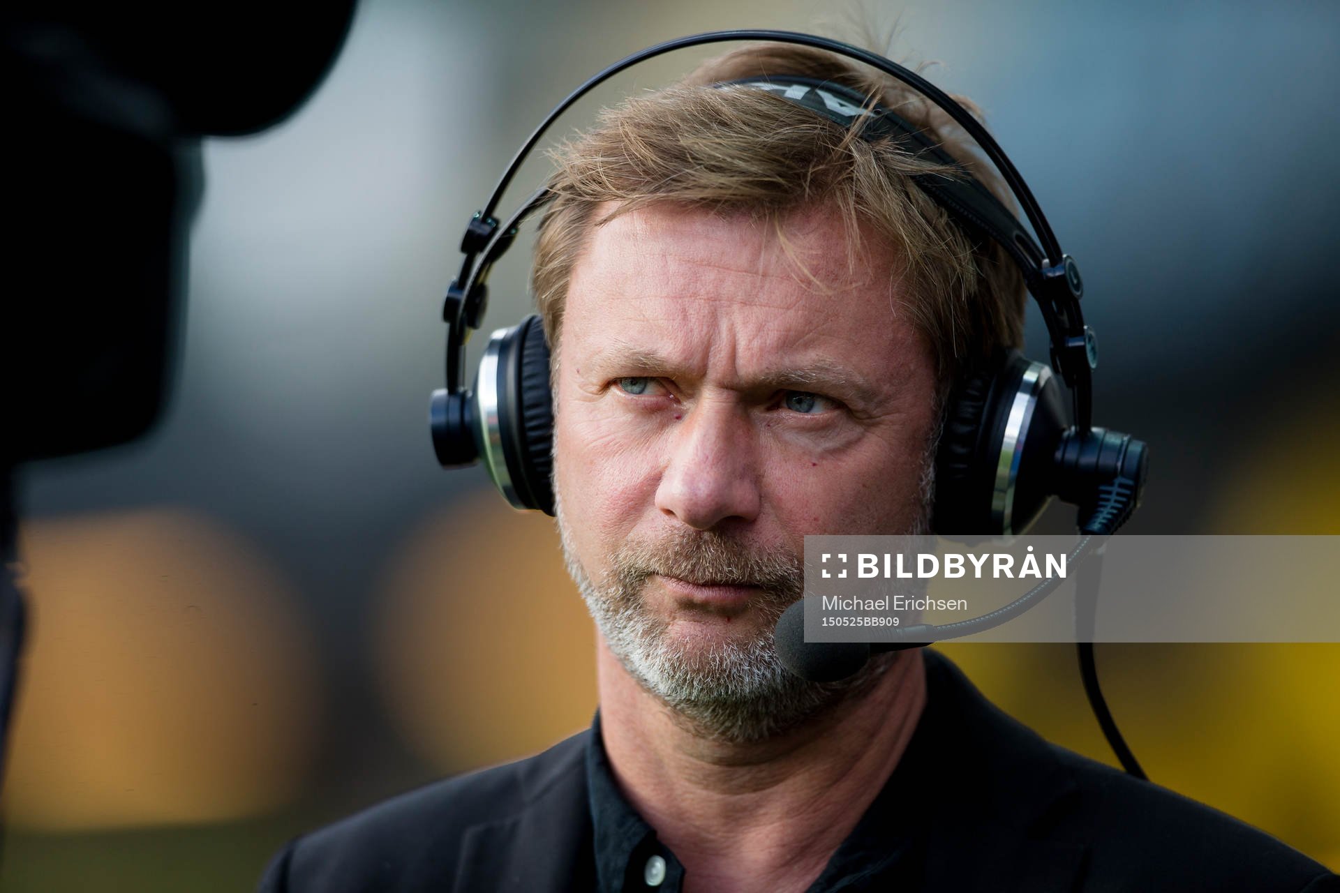 Häckens tränare Peter Gerhardsson blir intervjuad innan