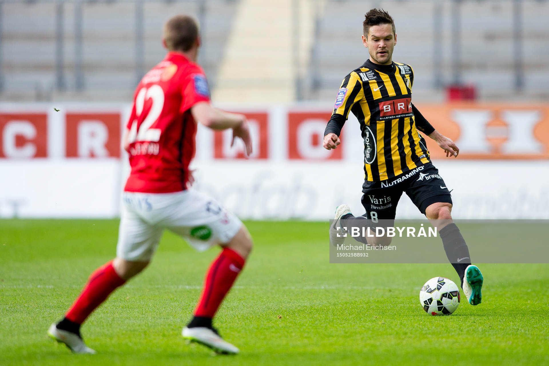 Häckens Ivo Pekalski mot Falkenbergs Christoffer Carlsson
