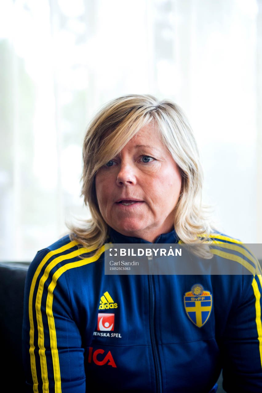 Sveriges landslagschef Marika Domanski Lyfors