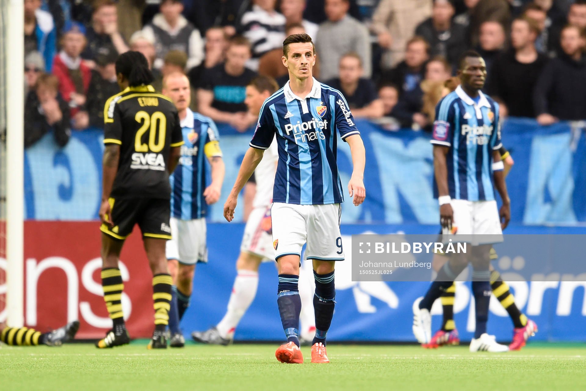 Djurgårdens Haris Radetinac deppar