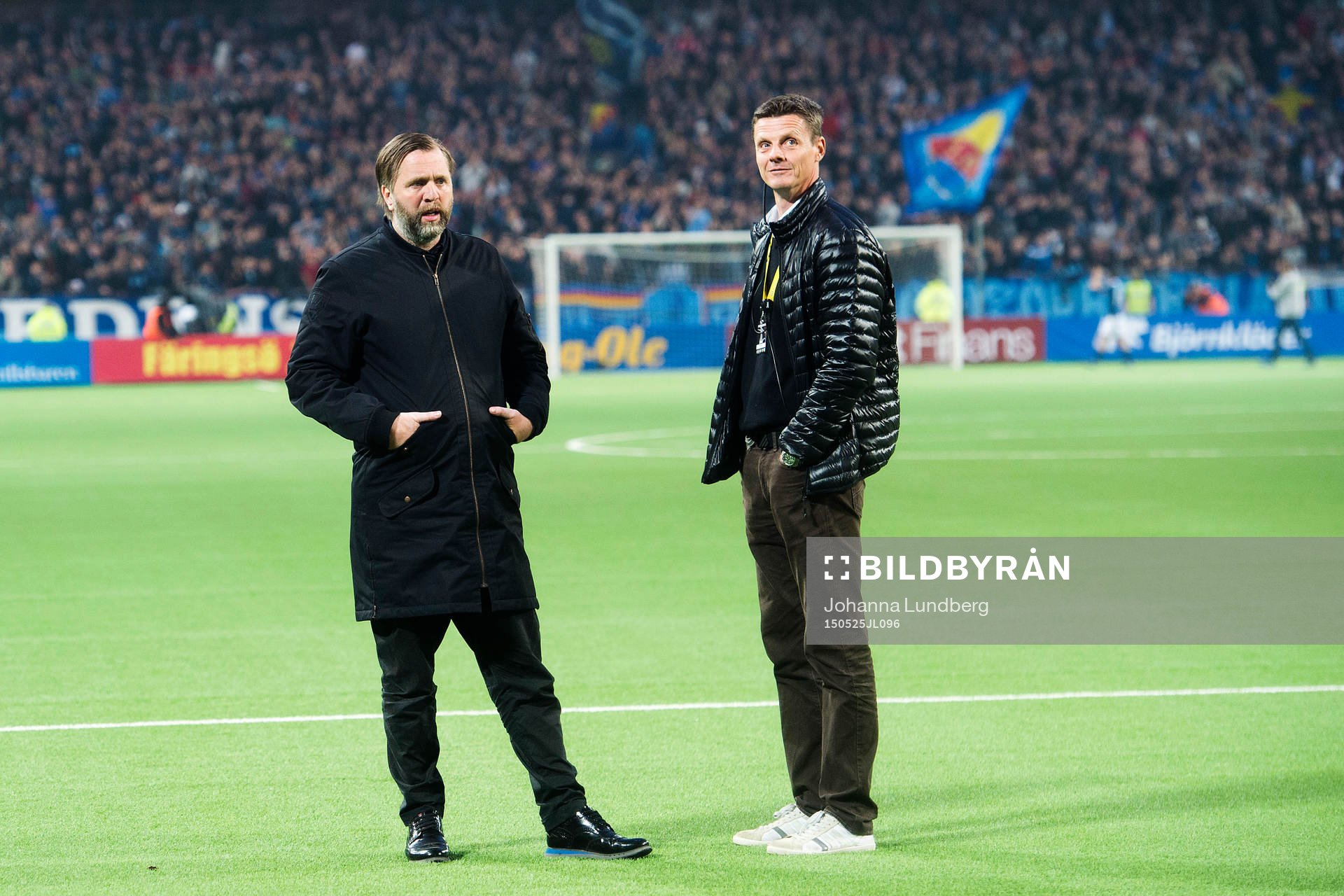s sportchef Björn Wesström och säkerhetsansvarige Henrik