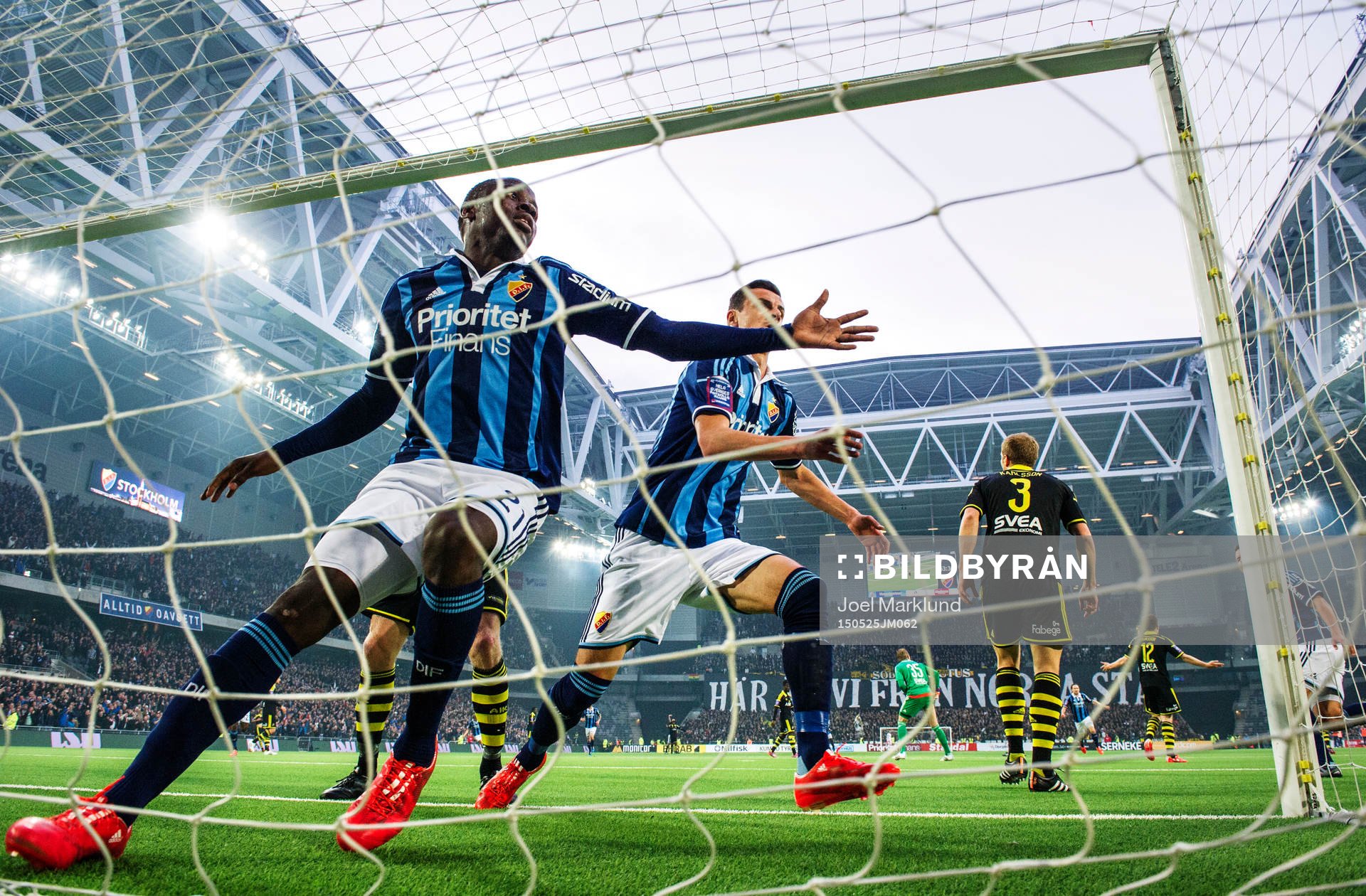 Djurgårdens Nyasha Mushekwi och Haris Radetinac