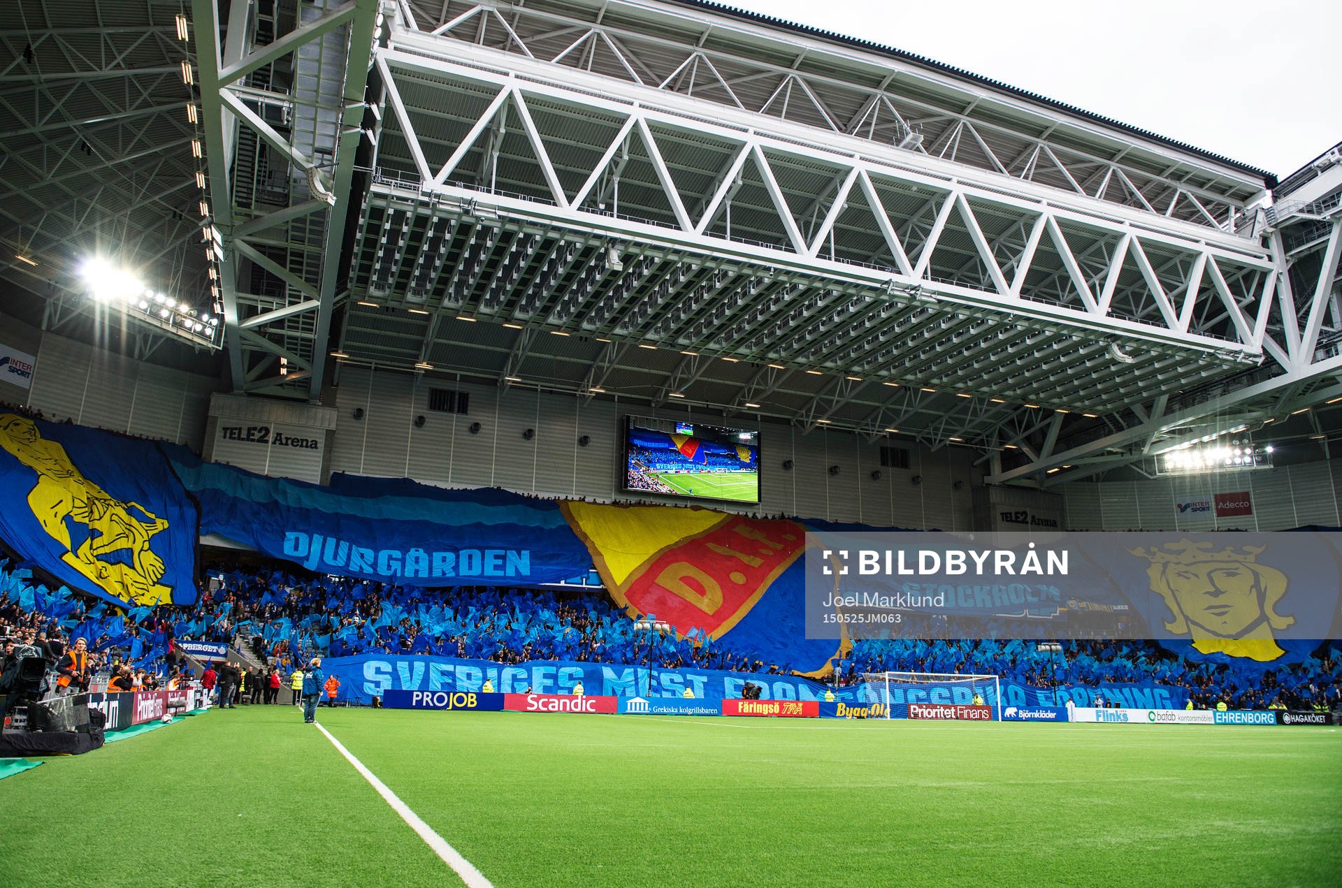 Djurgårdens klacks tifo