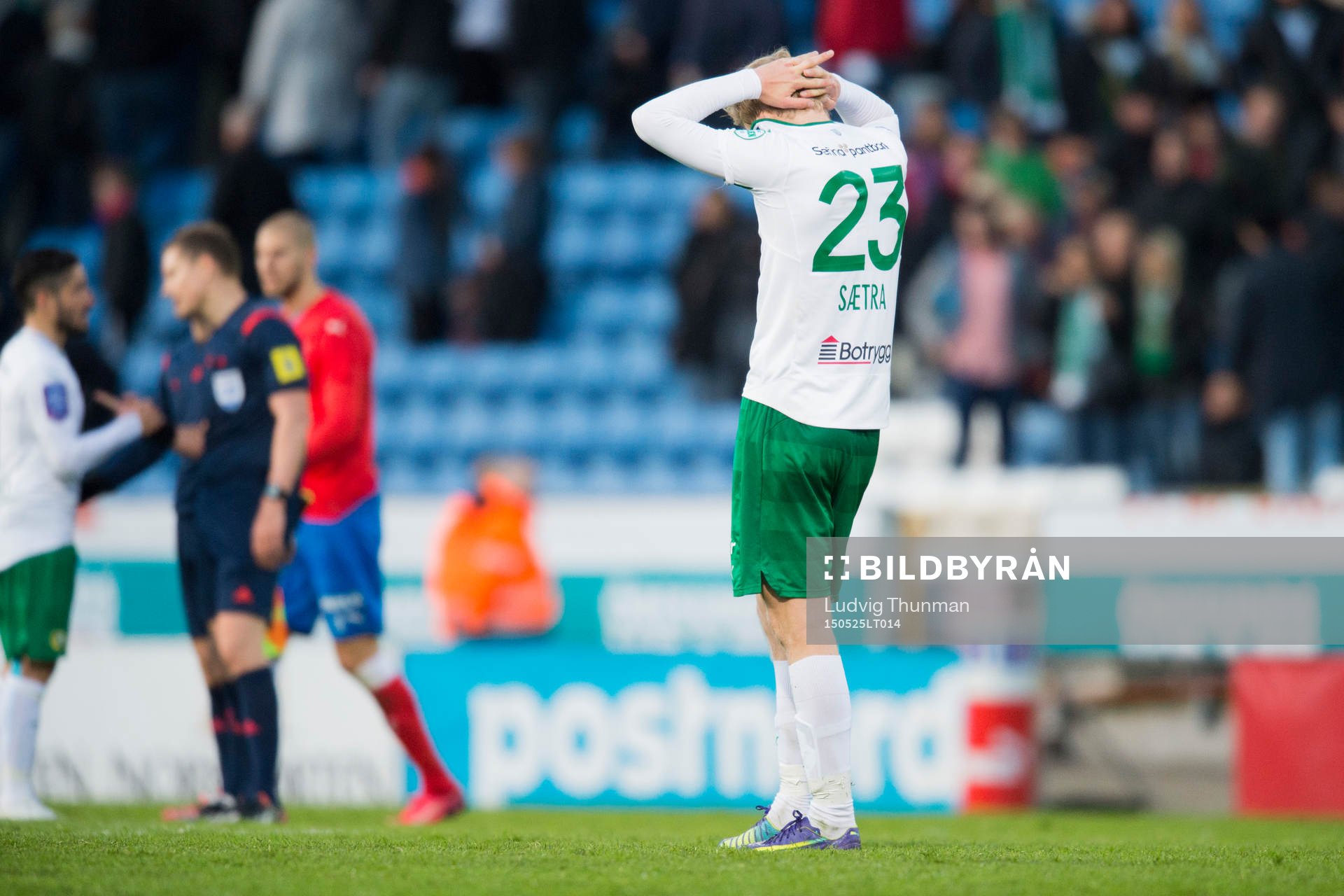 Hammarbys Lars Saetra deppar
