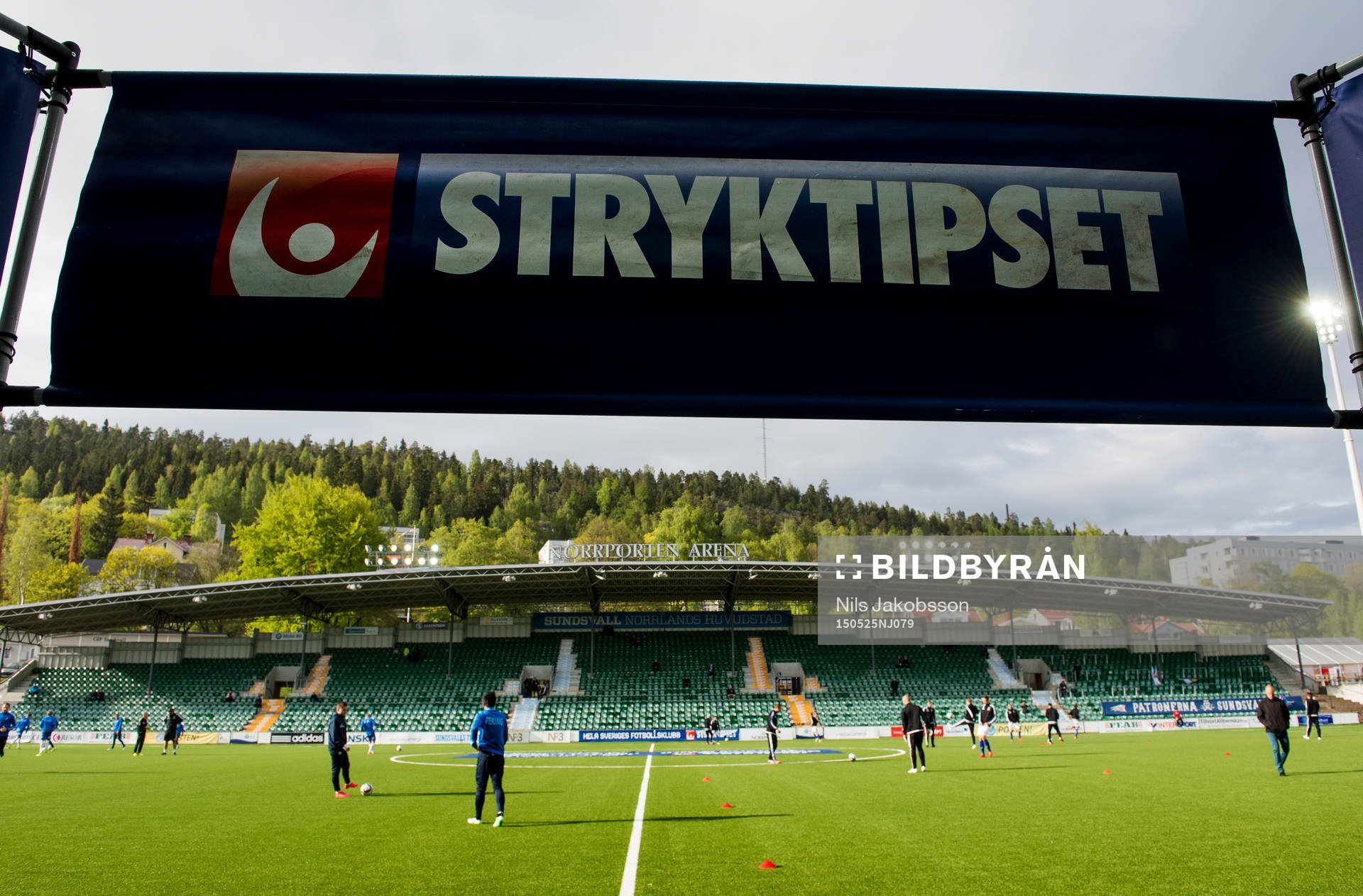 En skylt med Stryktipset
