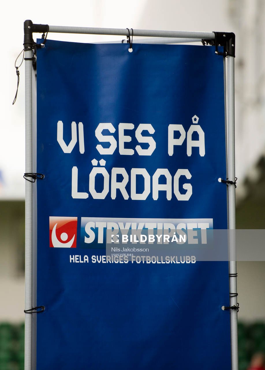 En skylt från Stryktipset