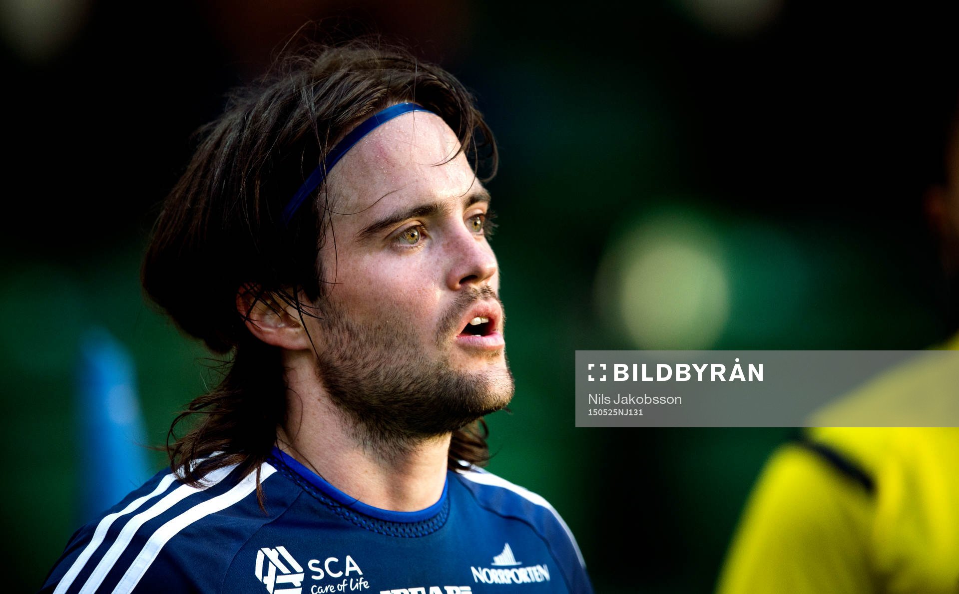 Sundsvalls Robbin Sellin under fotbollsmatchen i Allsvenskan mellan GIF Sundsvall och IFK Norrköping den 25 maj 2015 i Sundsvall.