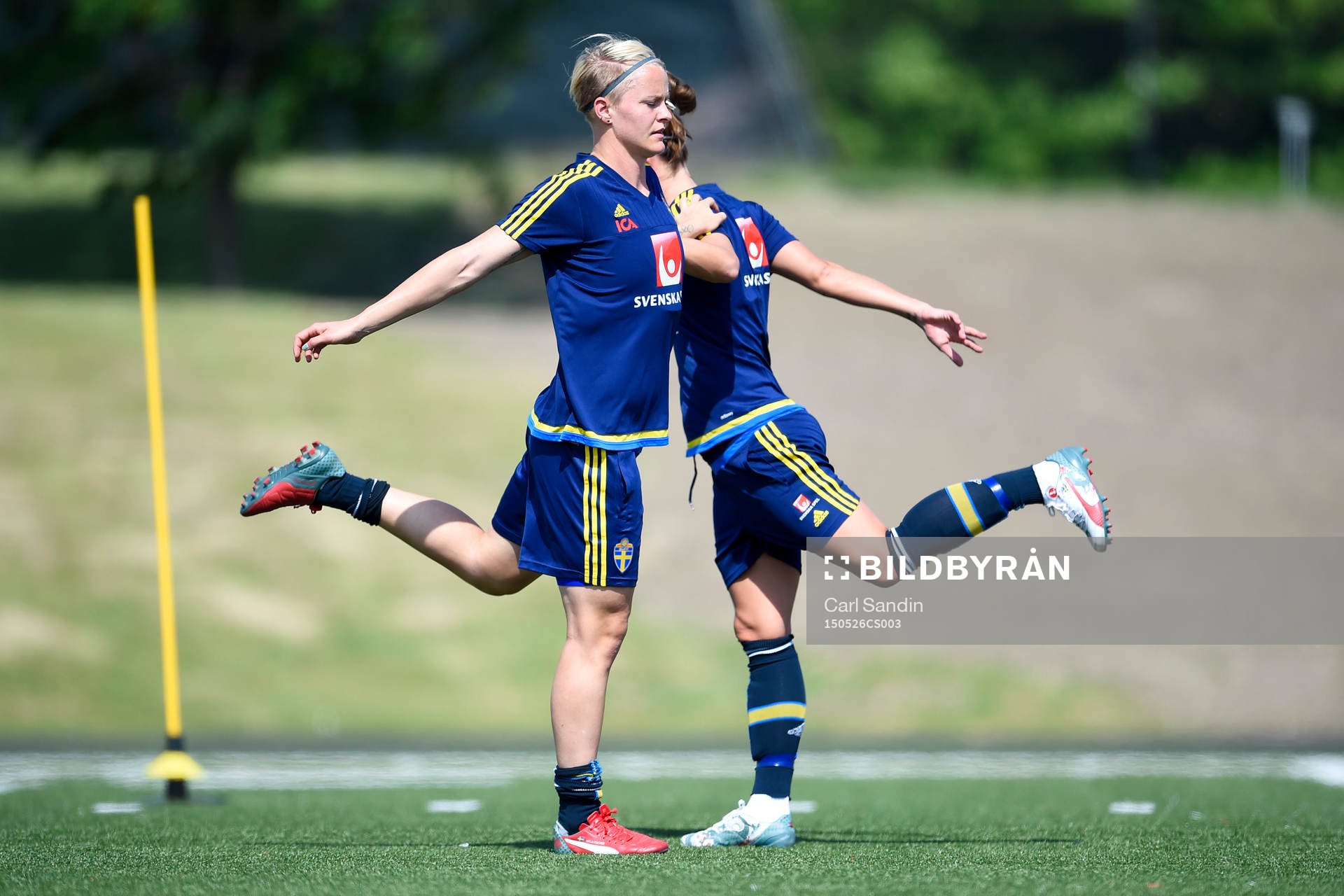 Sveriges Nilla Fischer och Lina Nilsson