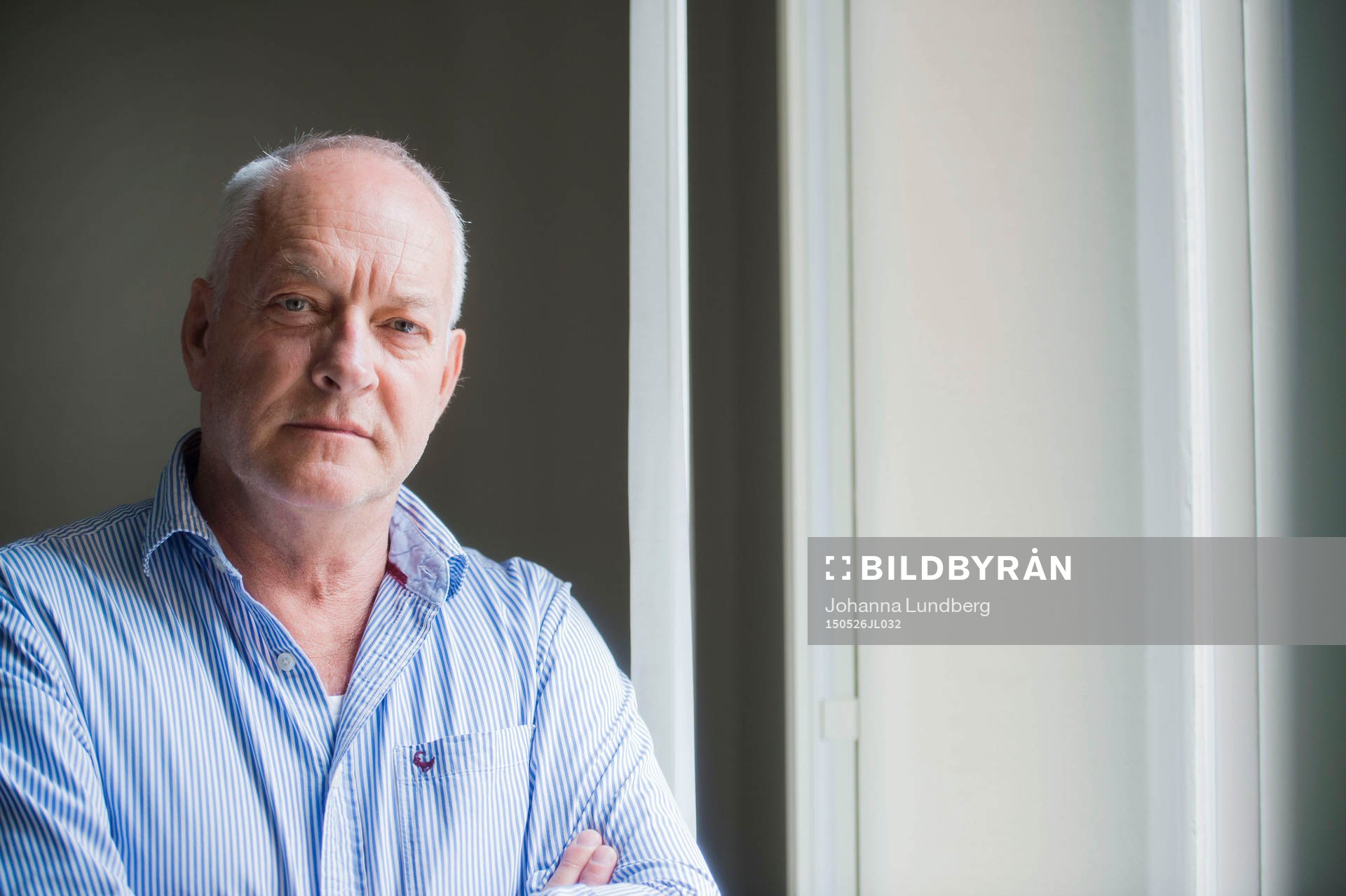 Jan Engström, dopingkontrollansvarig på Riksidrottsförbundet, poserar för ett porträtt den 26 maj 2015 i Stockholm. 