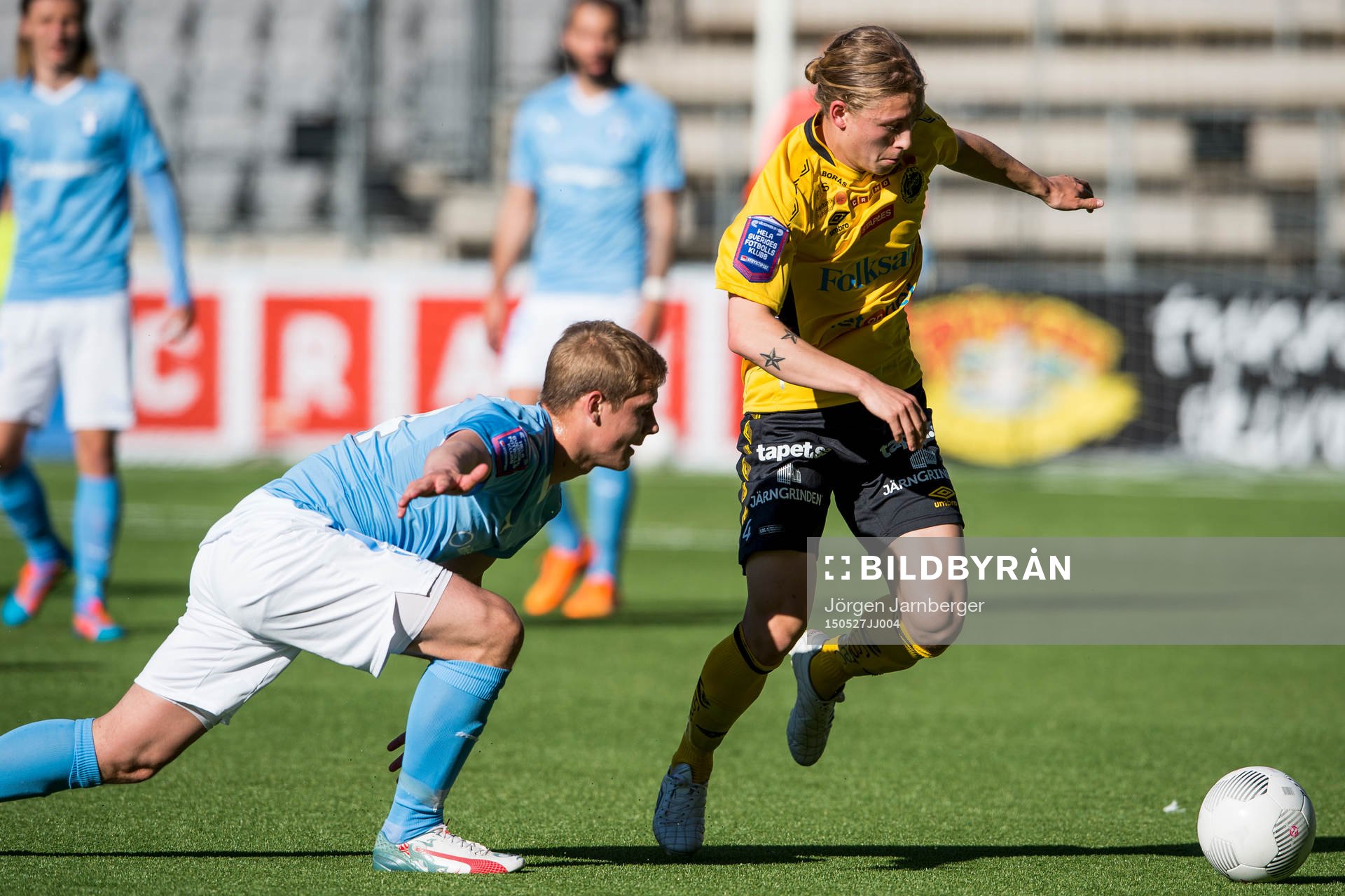 Elfsborgs Anton Andreasson och Malmö FFs Erik Andersson