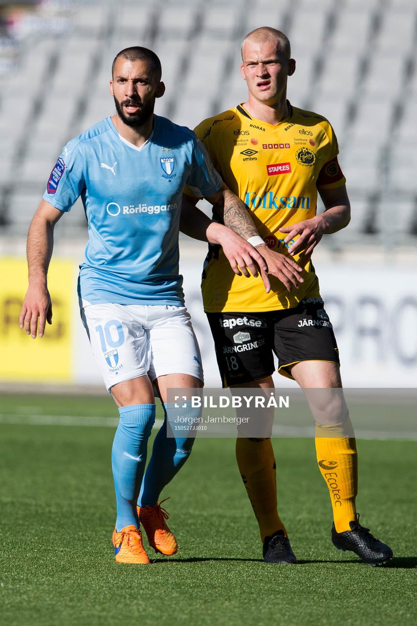 Malmö FFs Guillermo Molins och Elfsborgs Eric Nilsson