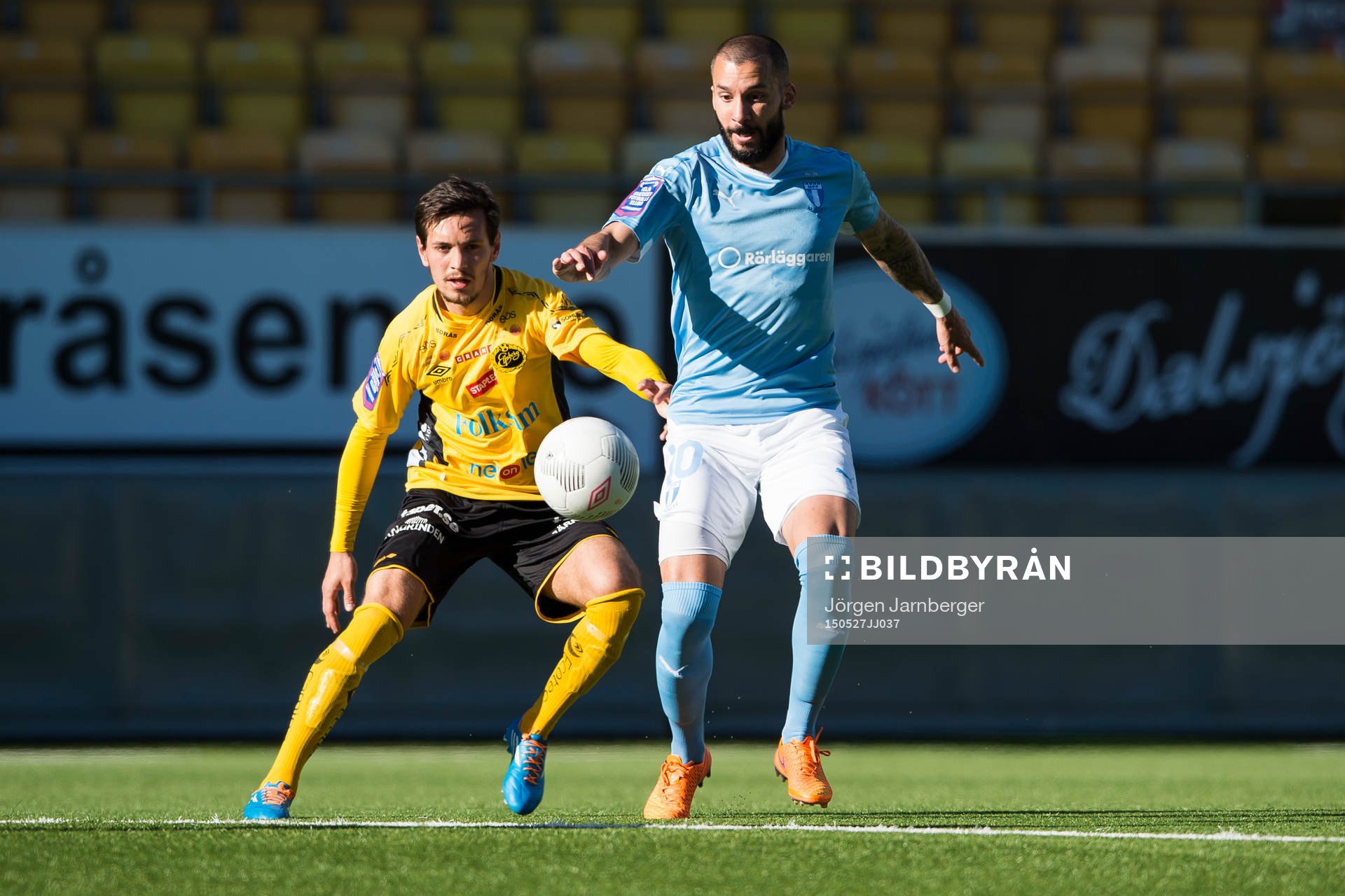 Malmö FFs Guillermo Molins och Elfsborgs Liridon Gashi