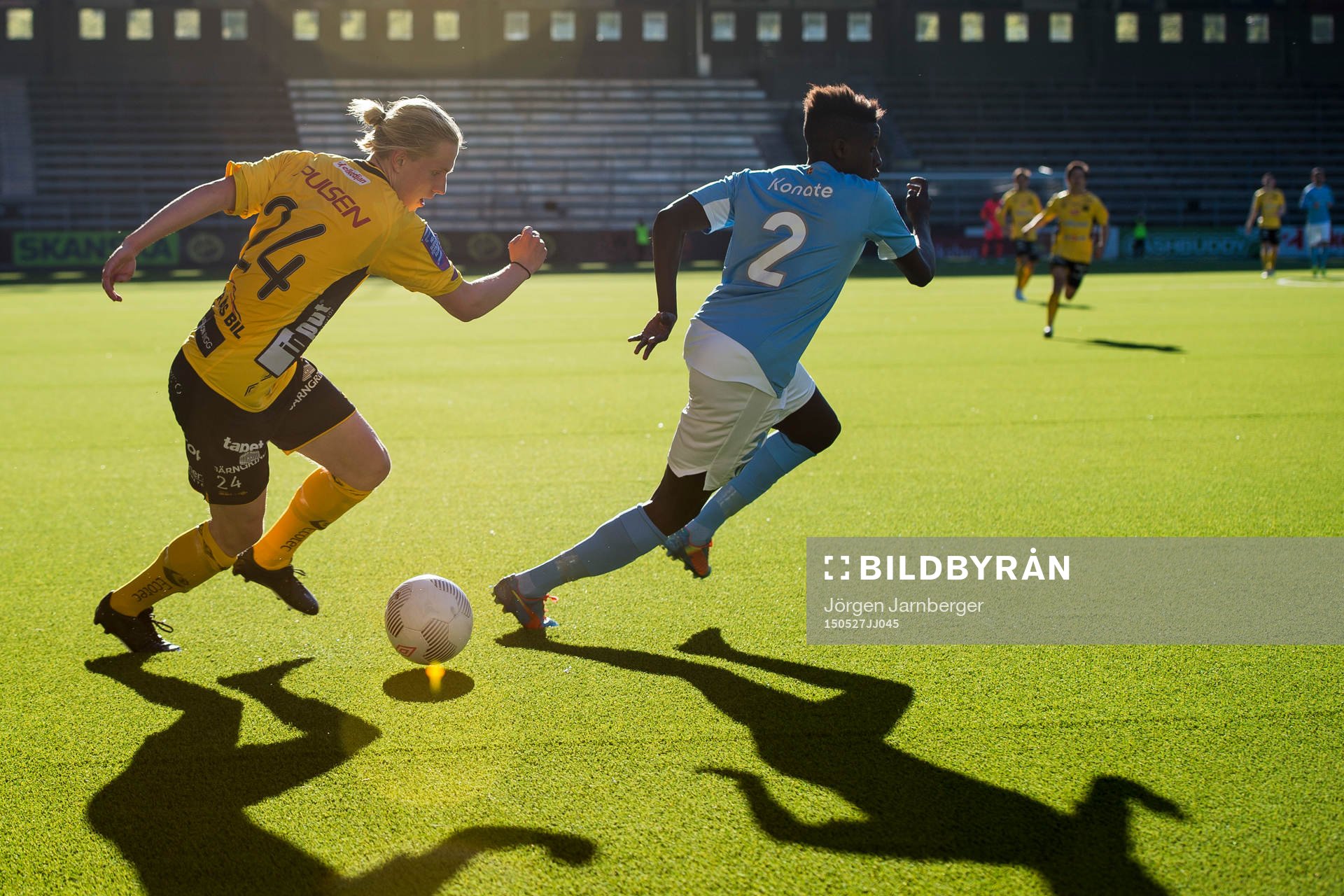 Elfsborgs Viktor Götesson och Malmö FFs Pa Konate