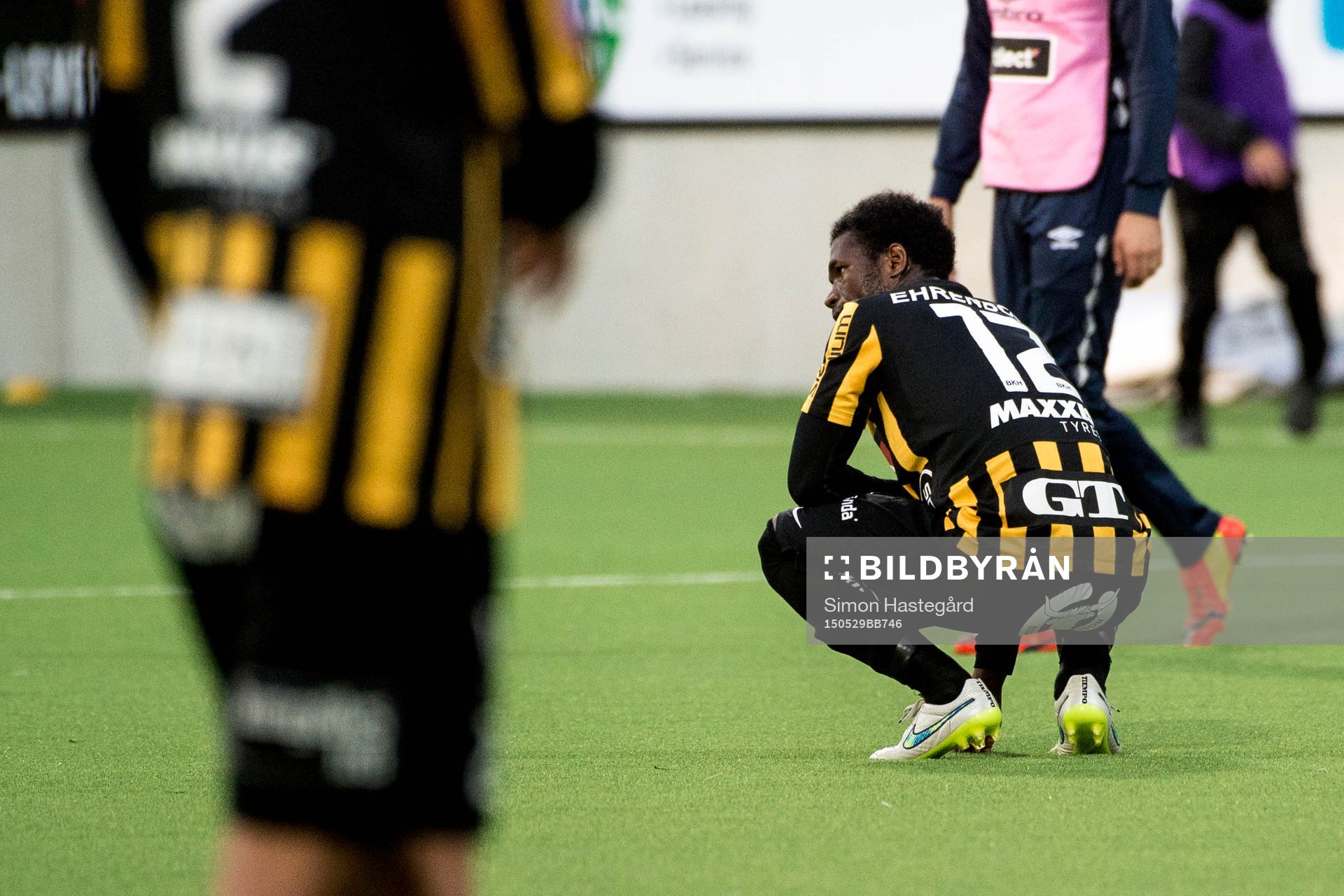 Häckens Mohammed Abubakari deppar