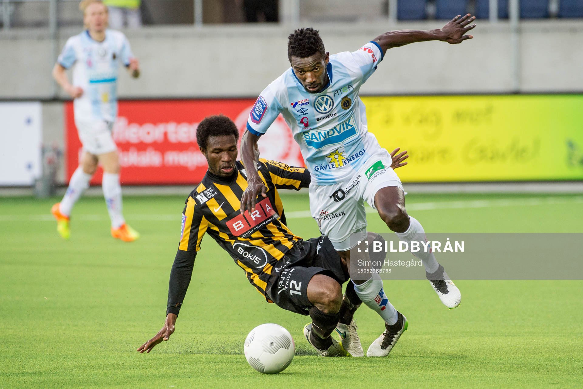 Häckens Mohammed Abubakari och Gefles Dioh Williams