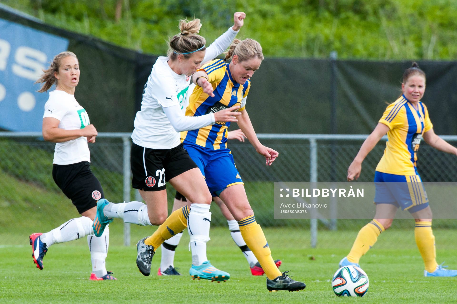 Hittarps Mathilda Härner och Eskilsminnes Maja Olofsson