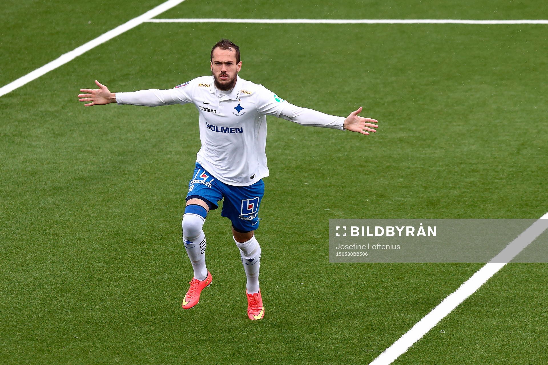 Norrköpings Emir Kujovic jublar