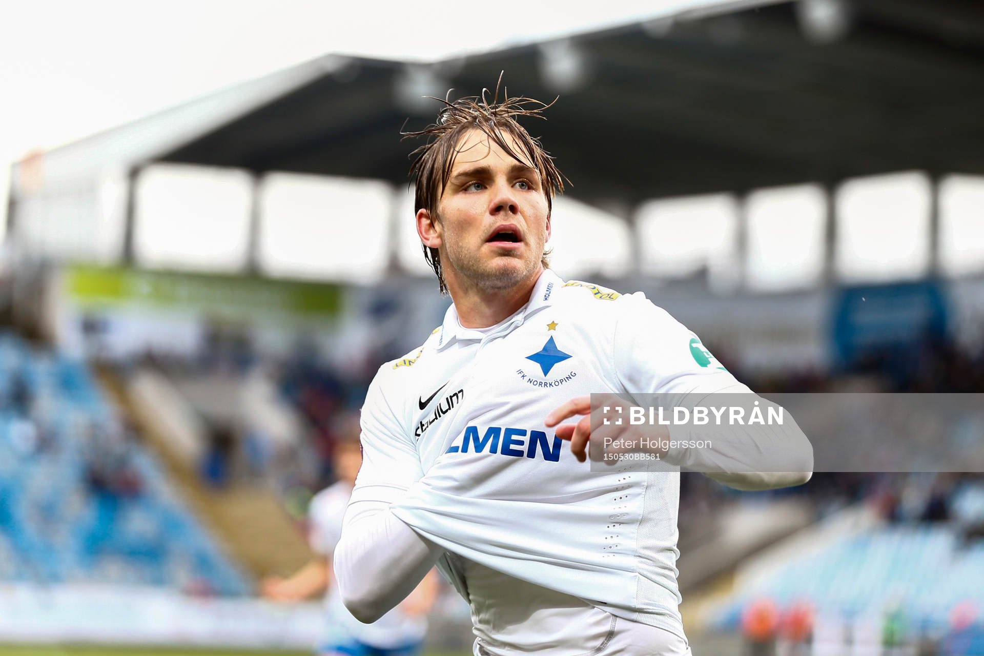 Norrköpings Christoffer Nyman jublar
