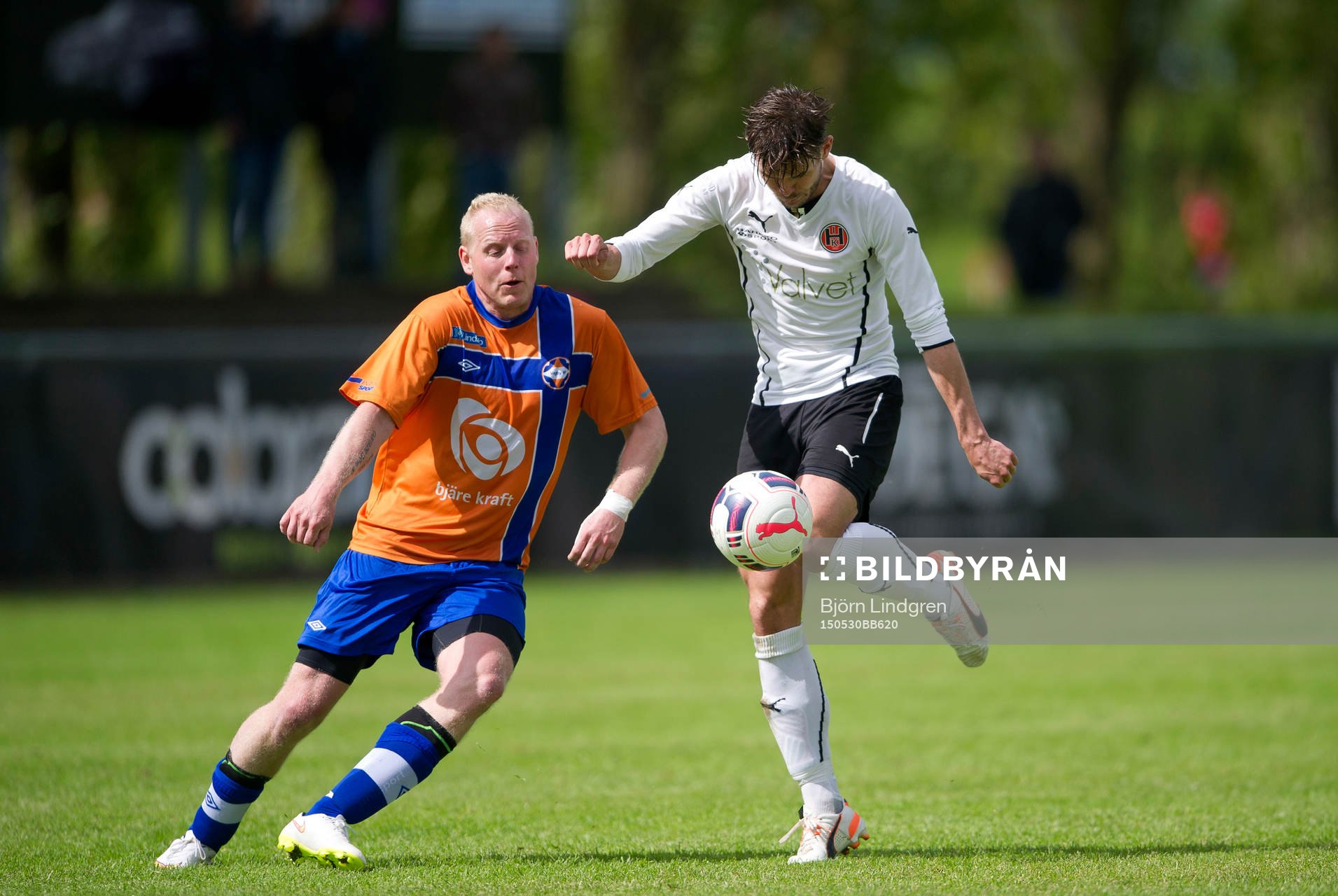 Hittarps Mattias Hallberg mot Vejbys Christoffer Wessman