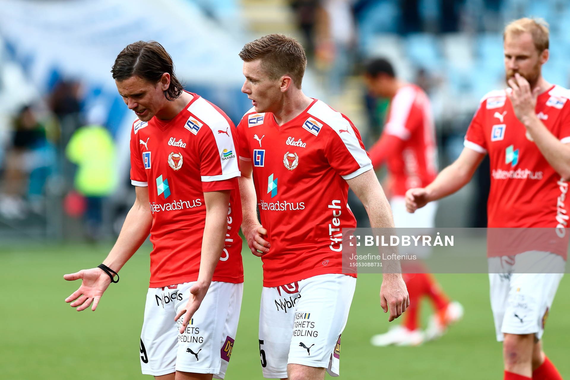 Kalmars Marcus Antonsson och Viktor Agardius  deppar
