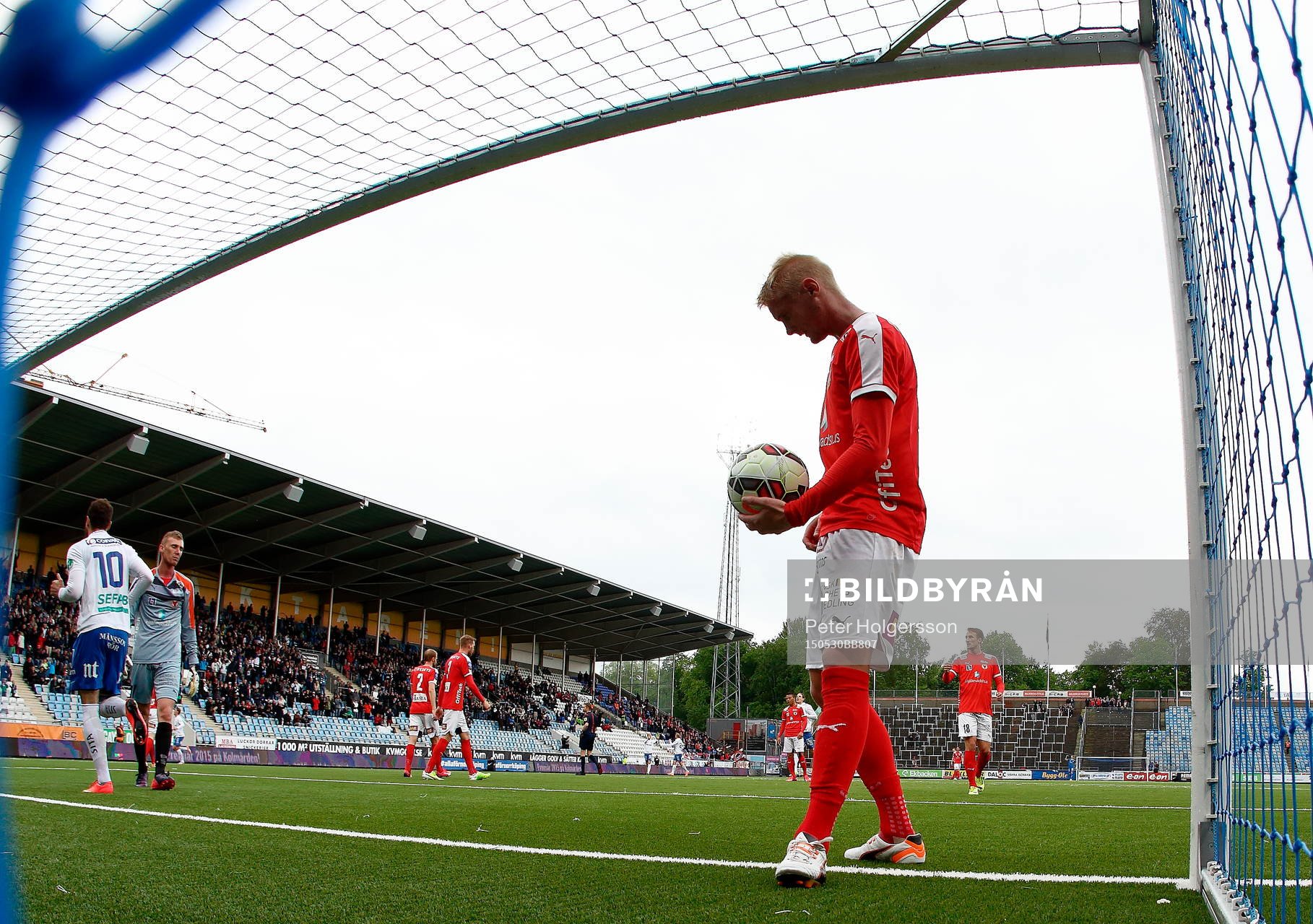 Kalmars Ludvig Öhman deppar och Norrköpings Emir Kujovic