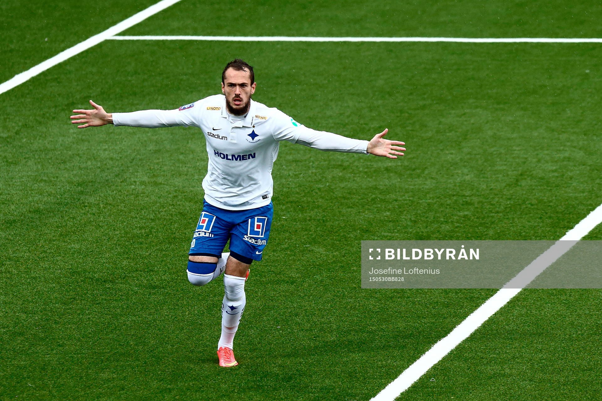 Norrköpings Emir Kujovic jublar