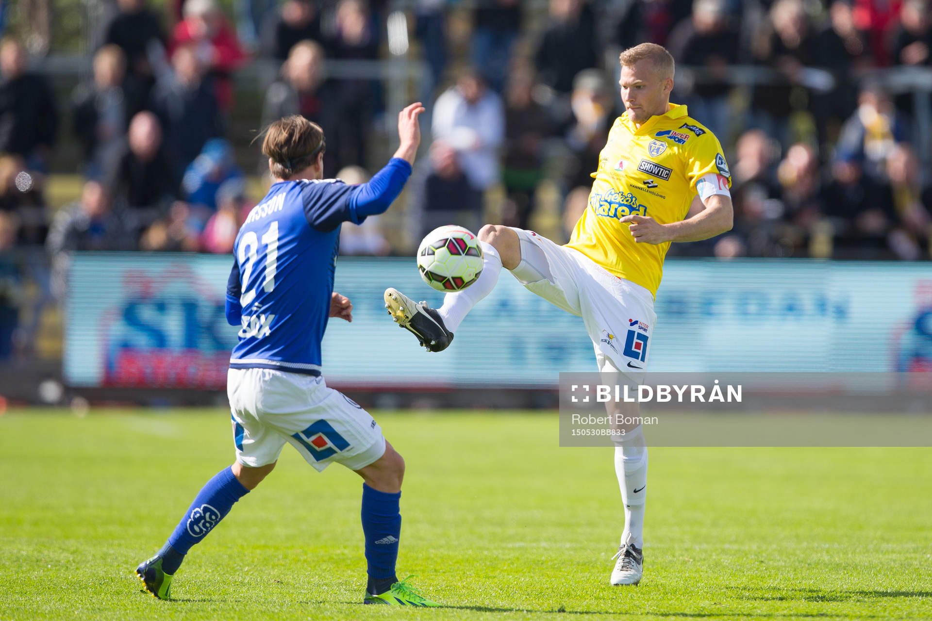 Sundsvalls Eric Larsson och Falkenbergs Johannes Vall