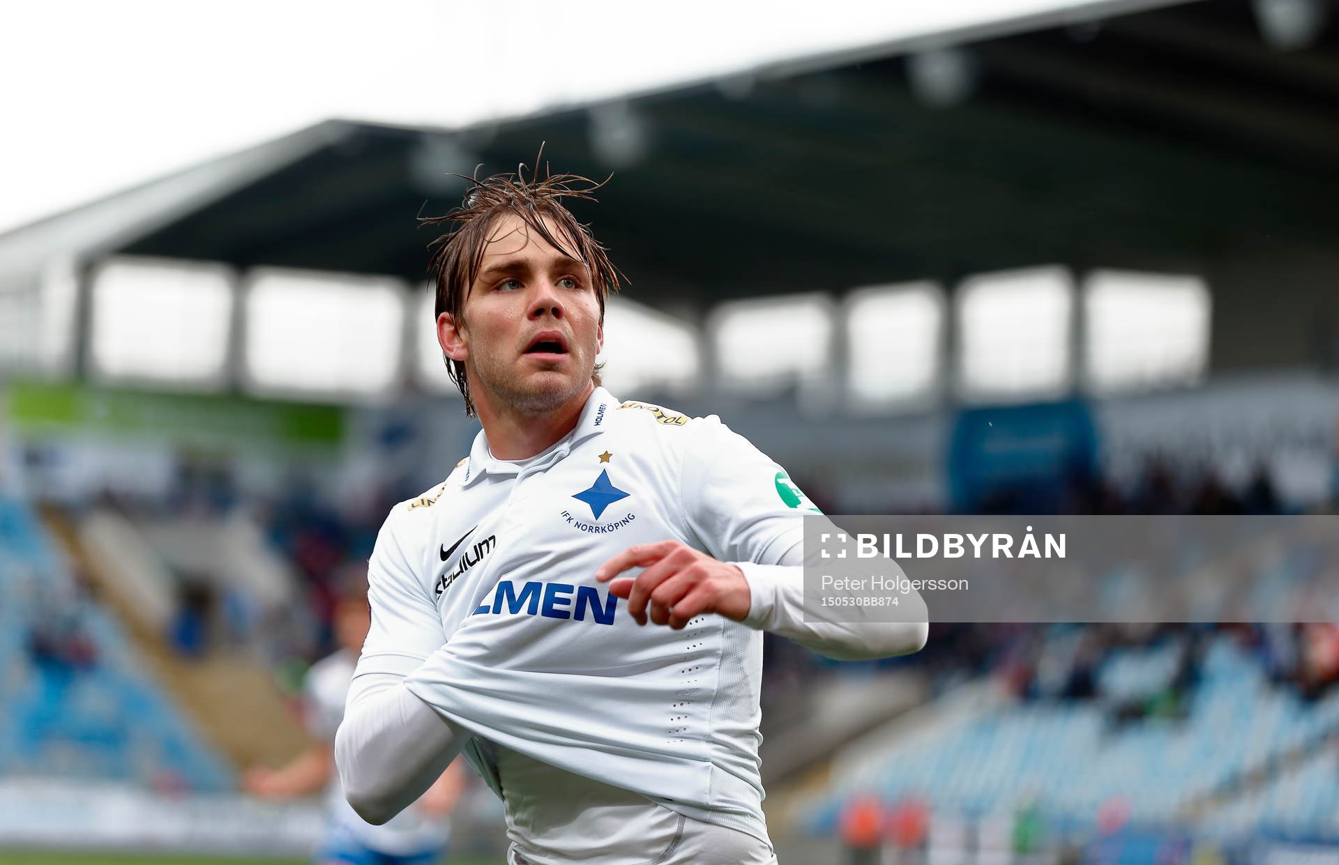 Norrköpings Christoffer Nyman jublar