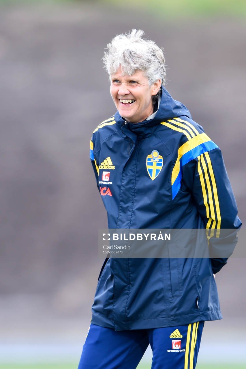 Sveriges förbundskapten Pia Sundhage