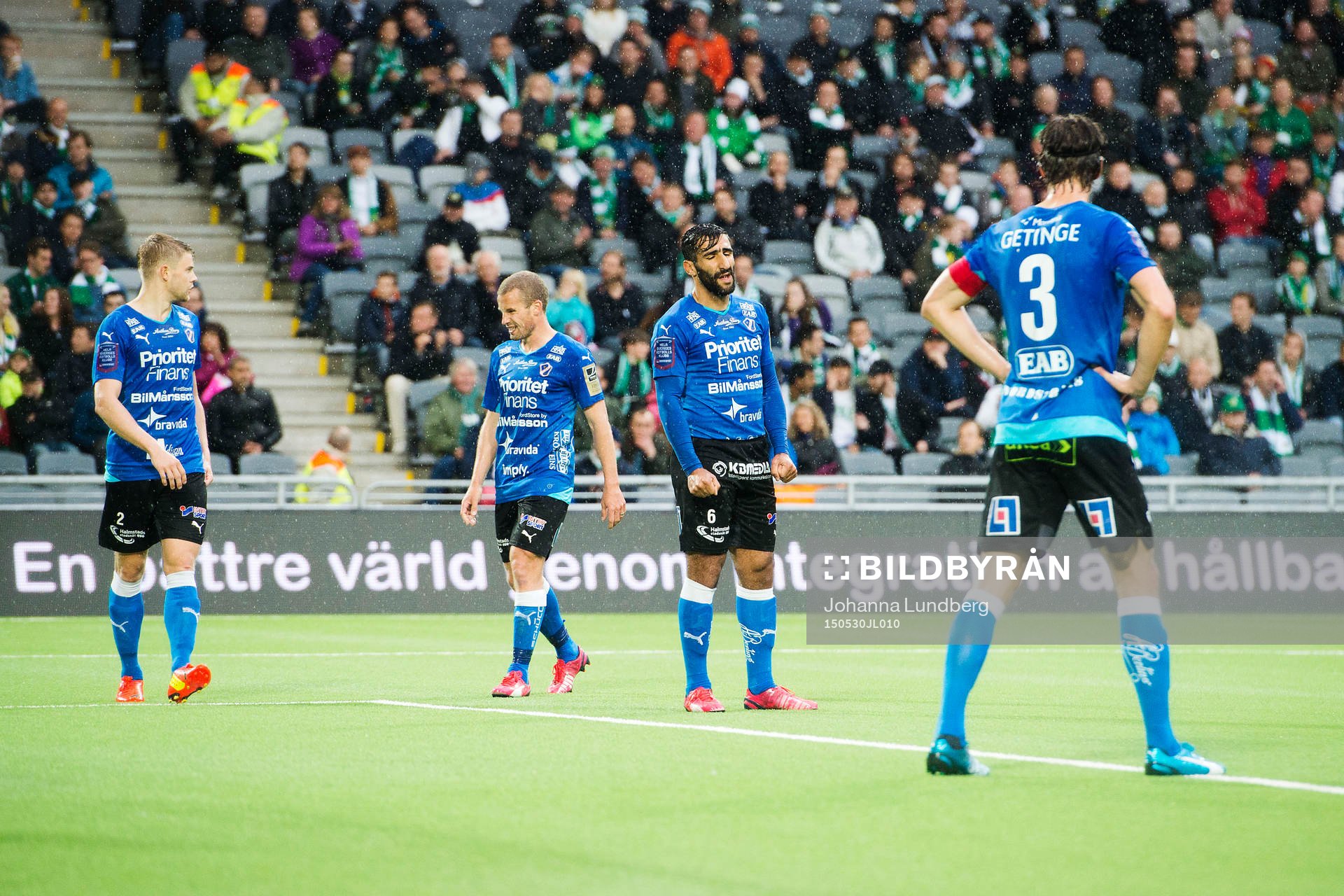 Halmstads Viktor Ljung, Christoffer Andersson, Mohammed Ali