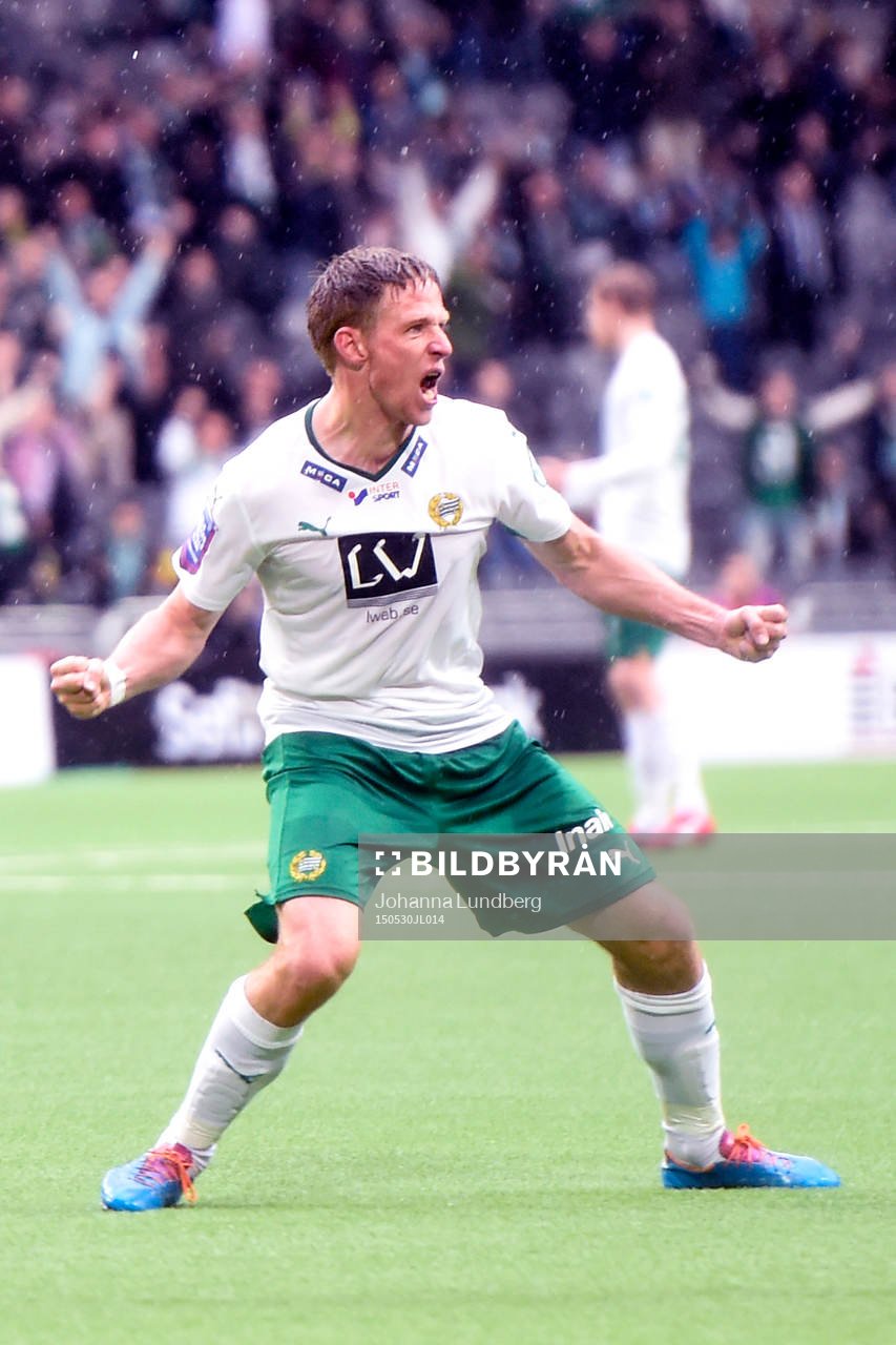 Hammarbys Jan Gunnar Solli jublar