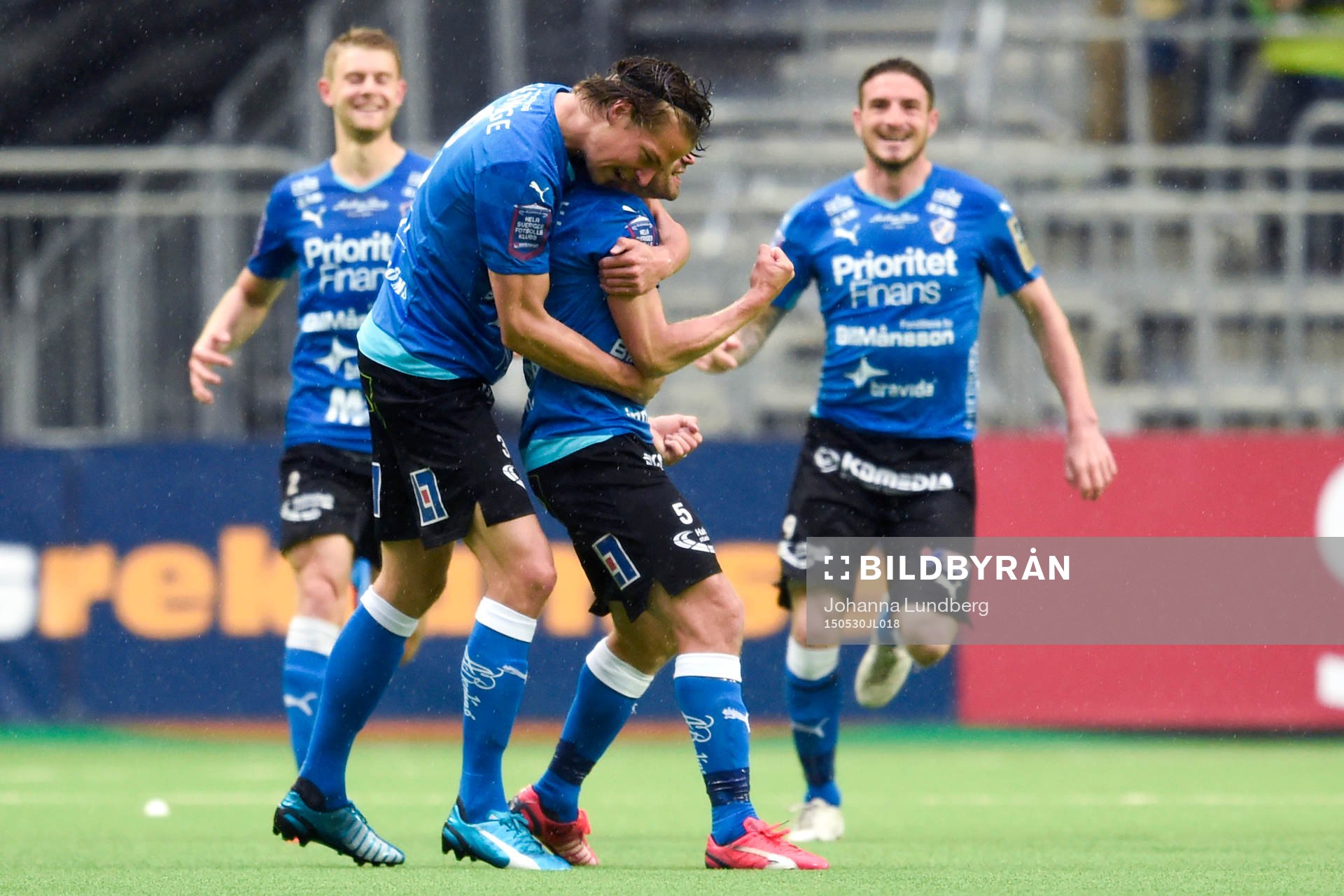 Halmstads Christoffer Andersson jublar