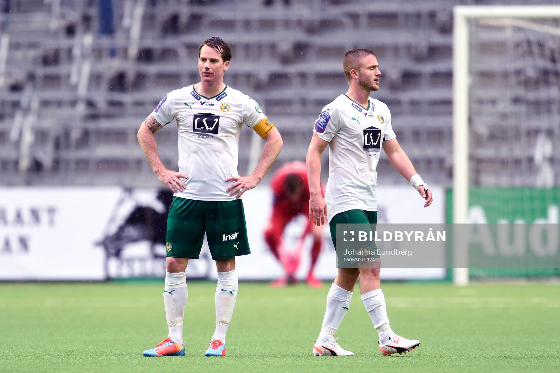 Hammarbys Johan Persson och Mats Solheim deppar