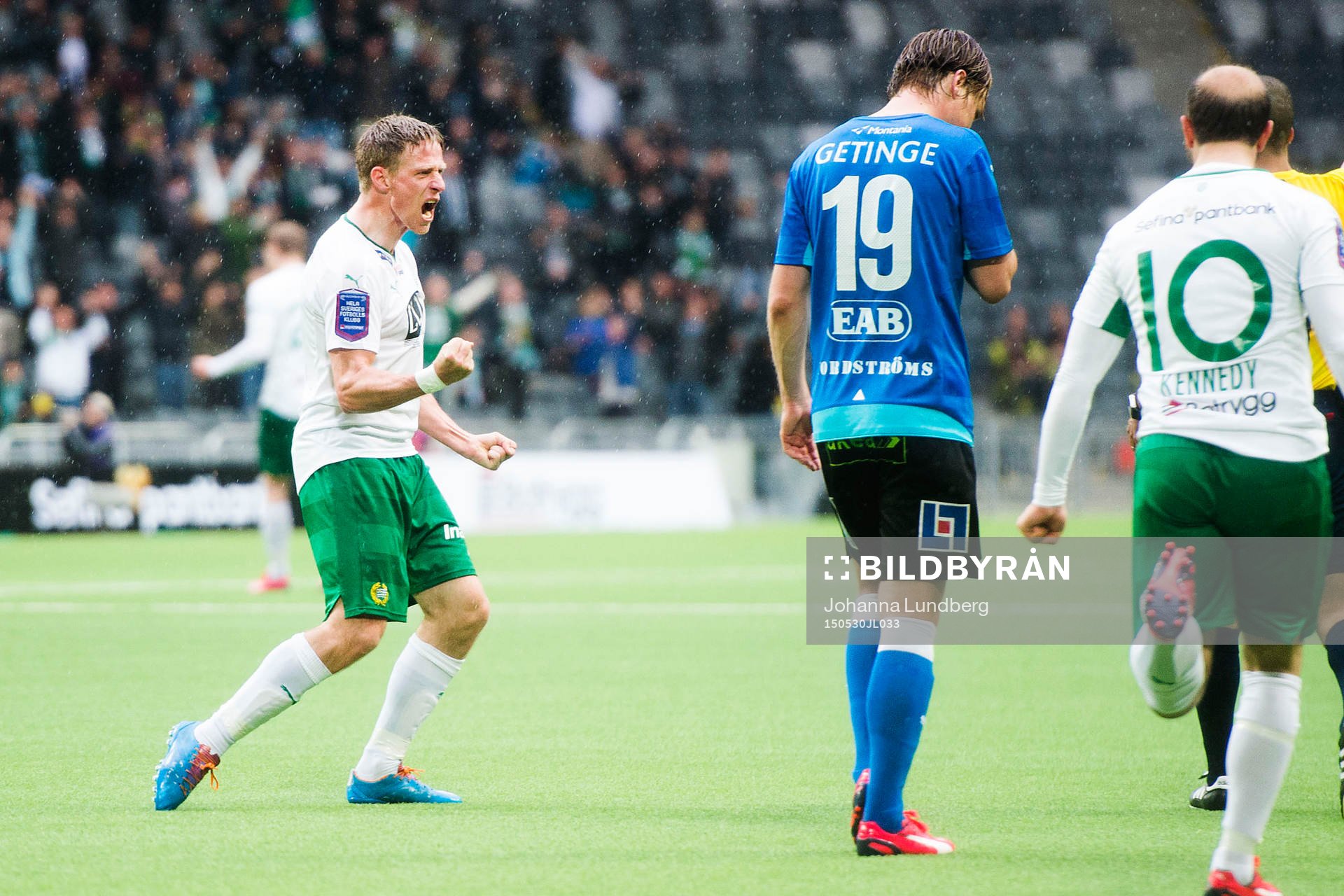 Hammarbys Jan Gunnar Solli jublar