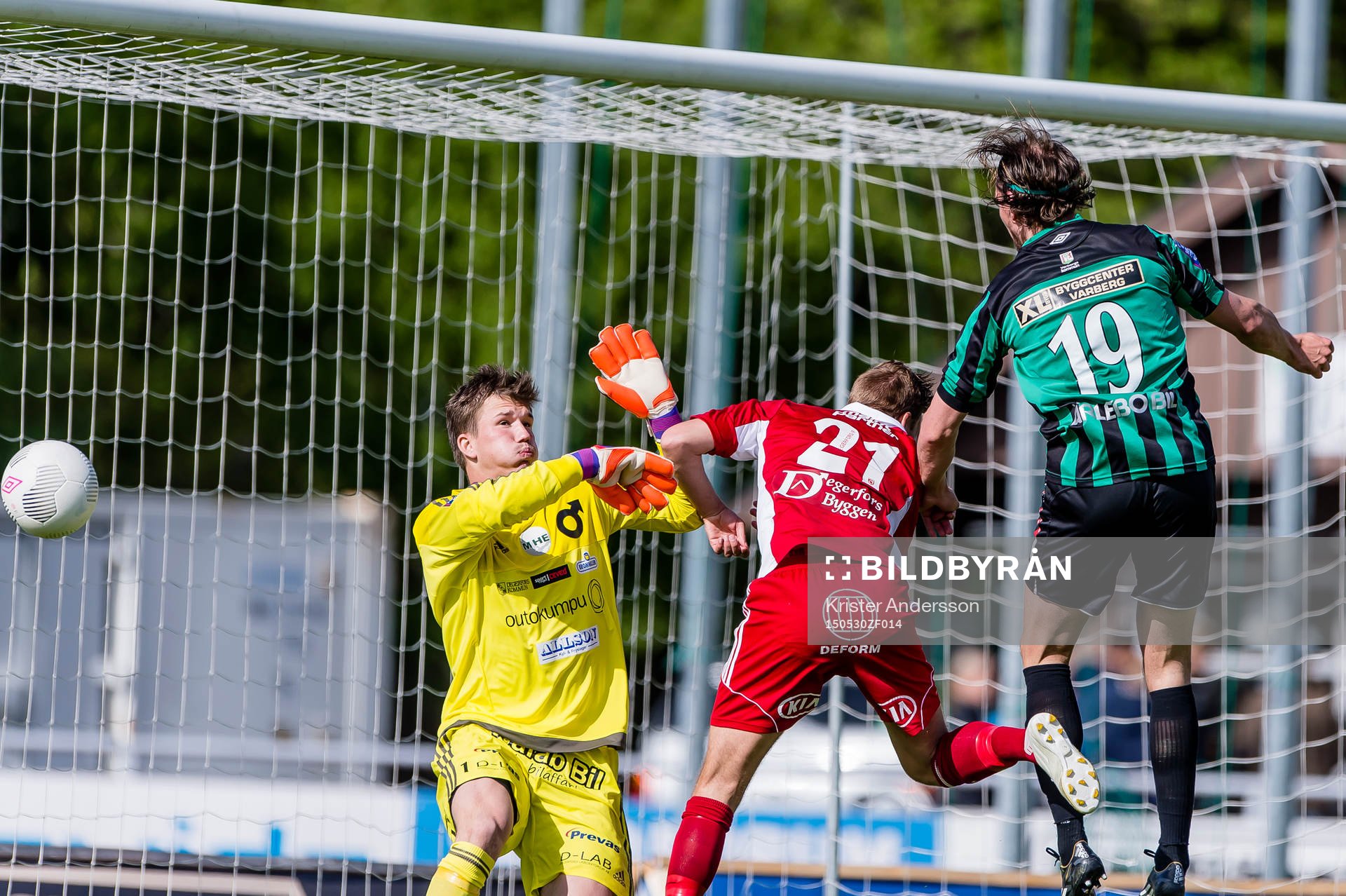 Varbergs David Johannesson nickar strax utanför Degerfors