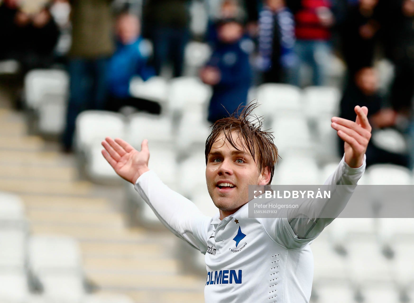 Norrköpings Christoffer Nyman jublar