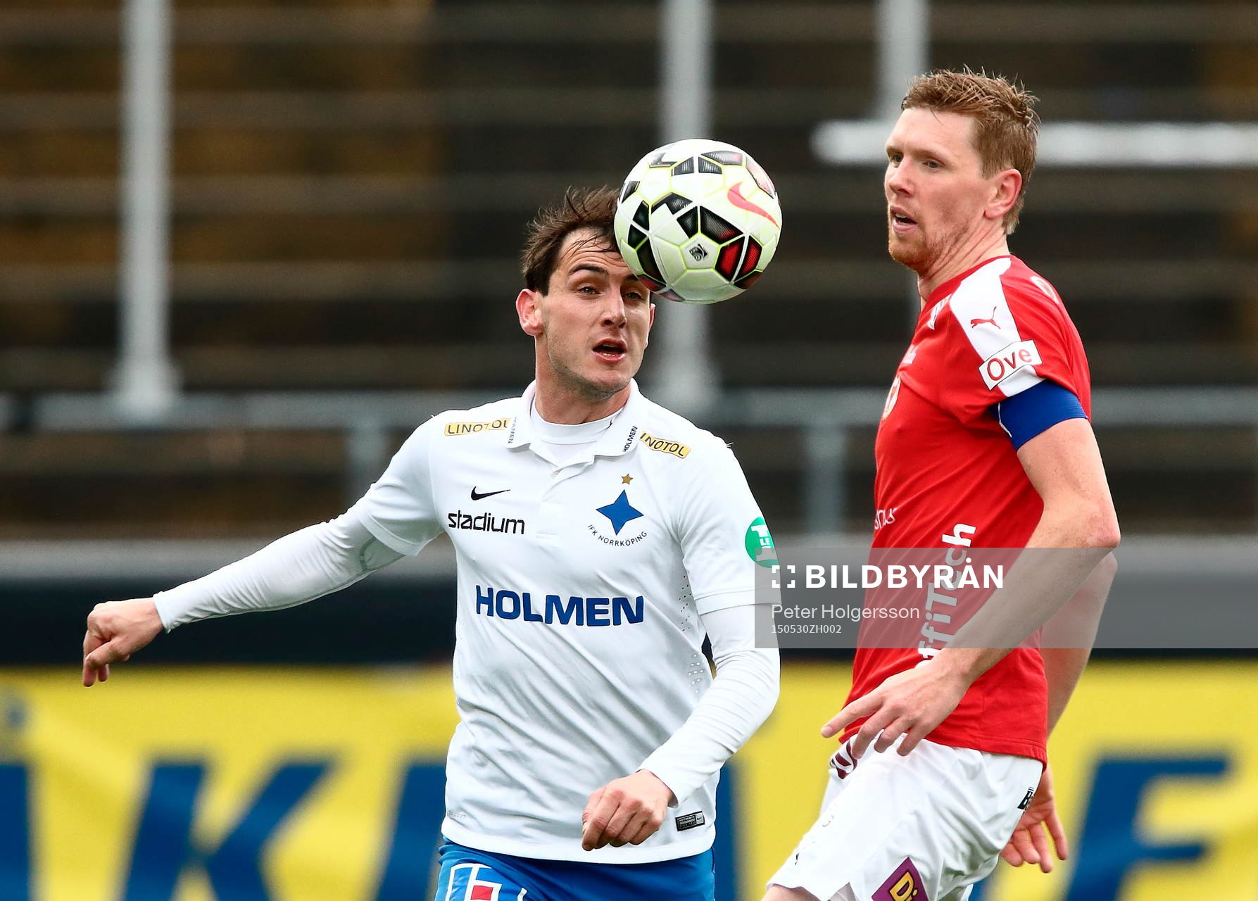 Norrköpings Nikola Tkalcic och Kalmars David Elm