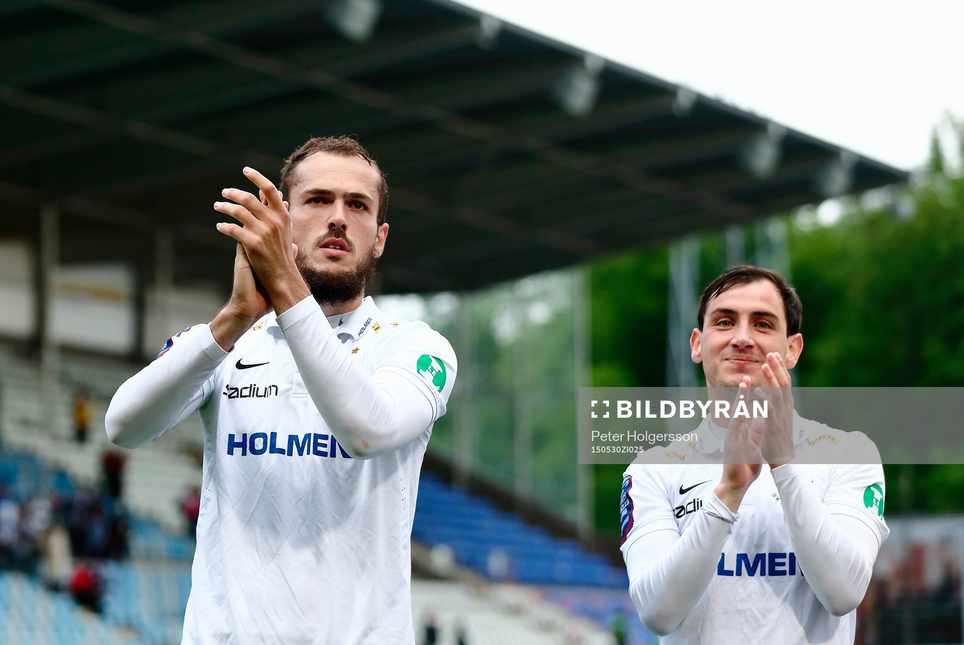 Norrköpings Emir Kujovic och Nikola Tkalcic