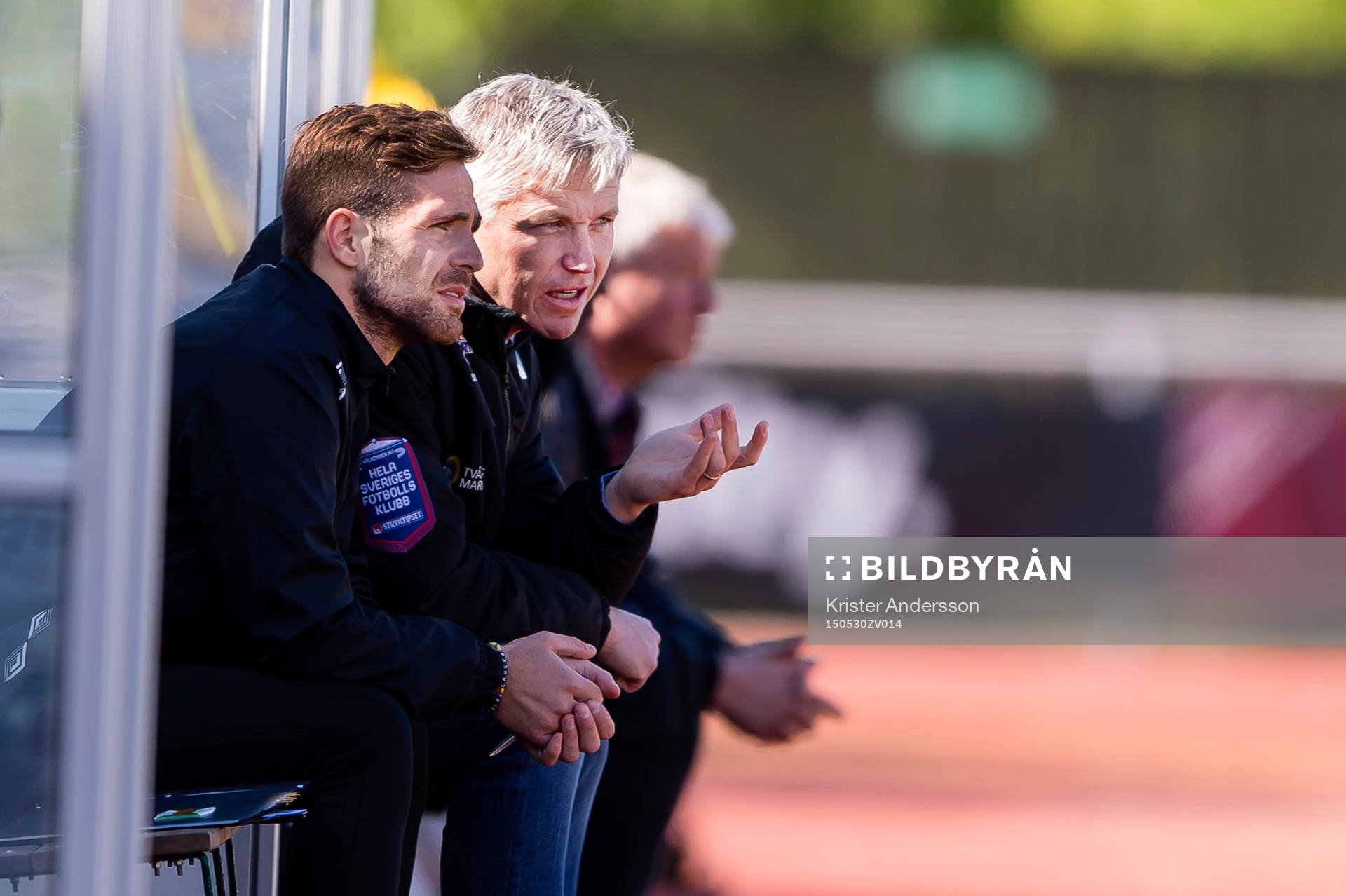 Varbergs ass tränare Igor Krulj och tränare Jörgen