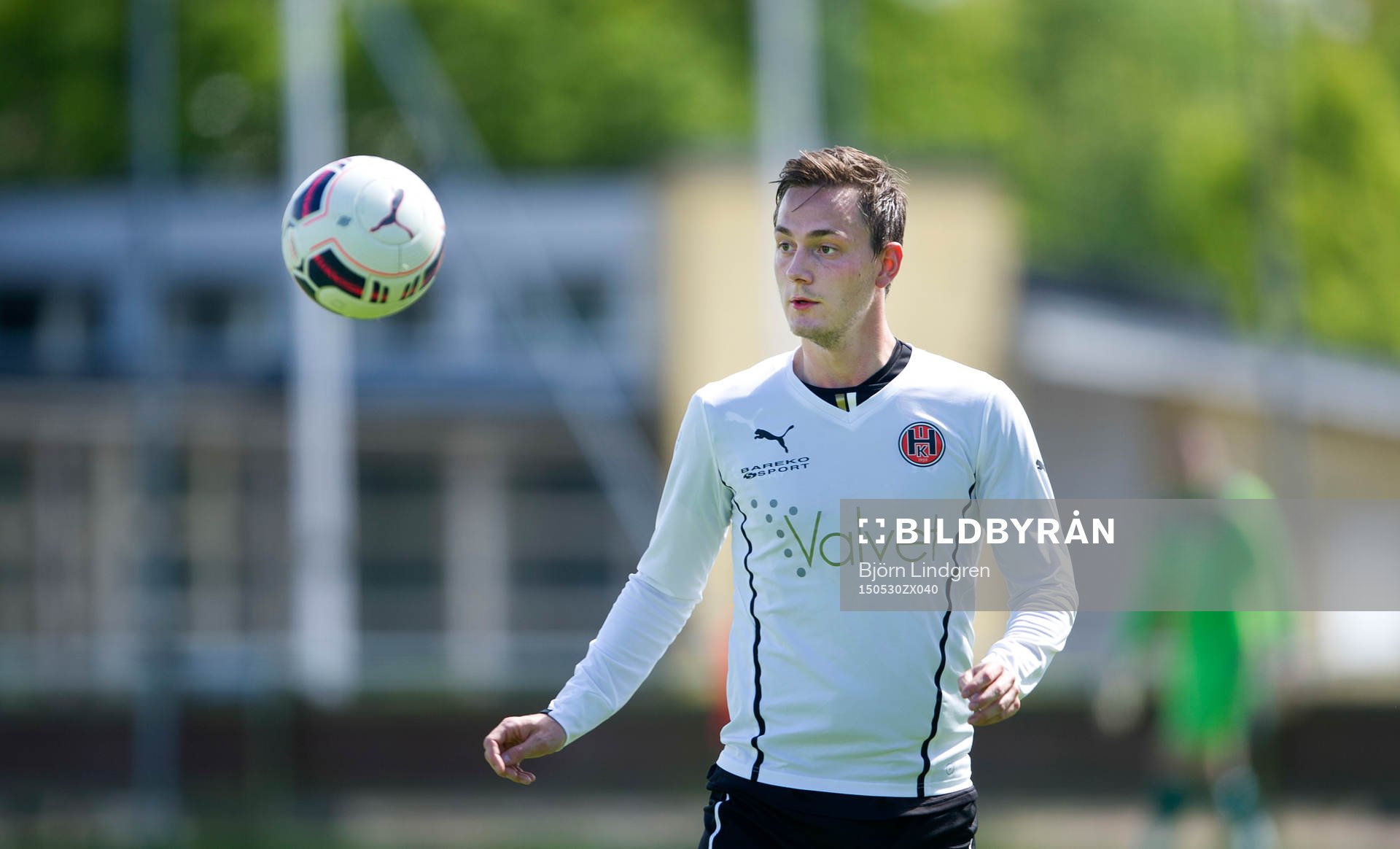 Fotboll Division 3, Hittarps IK-Vejby IF:  Hittarps Daniel Pettersson.